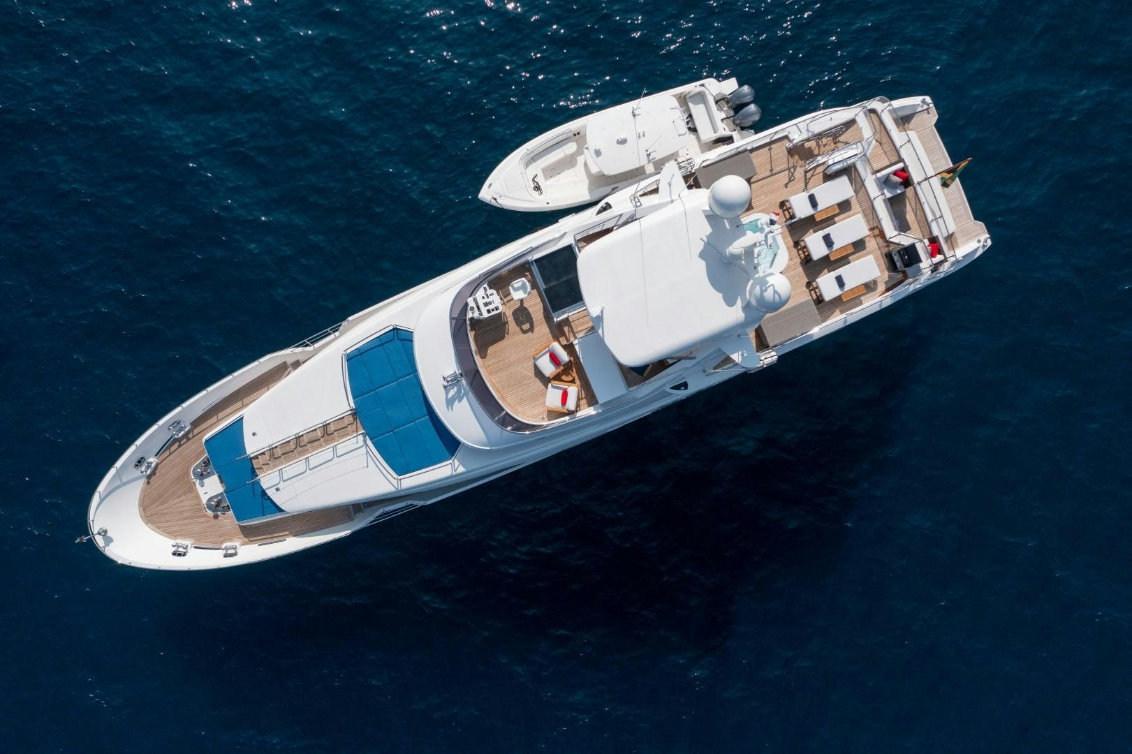 a high angle view of a ship aboard DYLAN ANNE Yacht for Sale