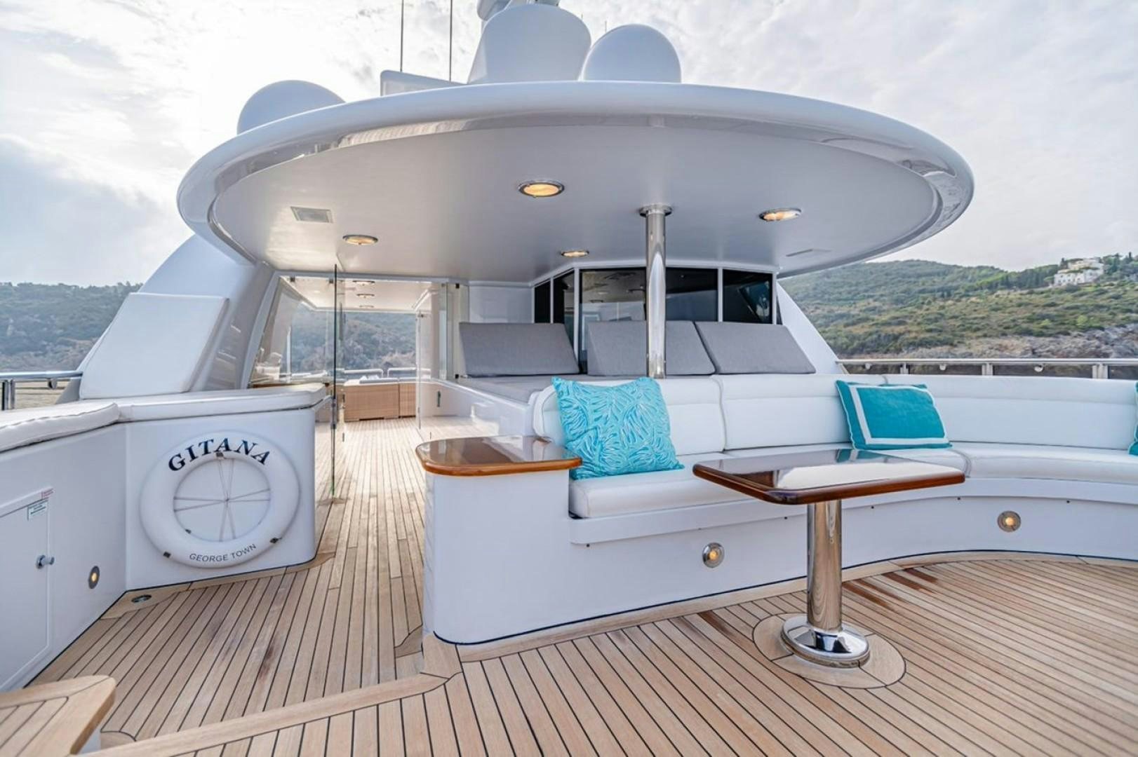 a boat on the water aboard TASIA Yacht for Sale
