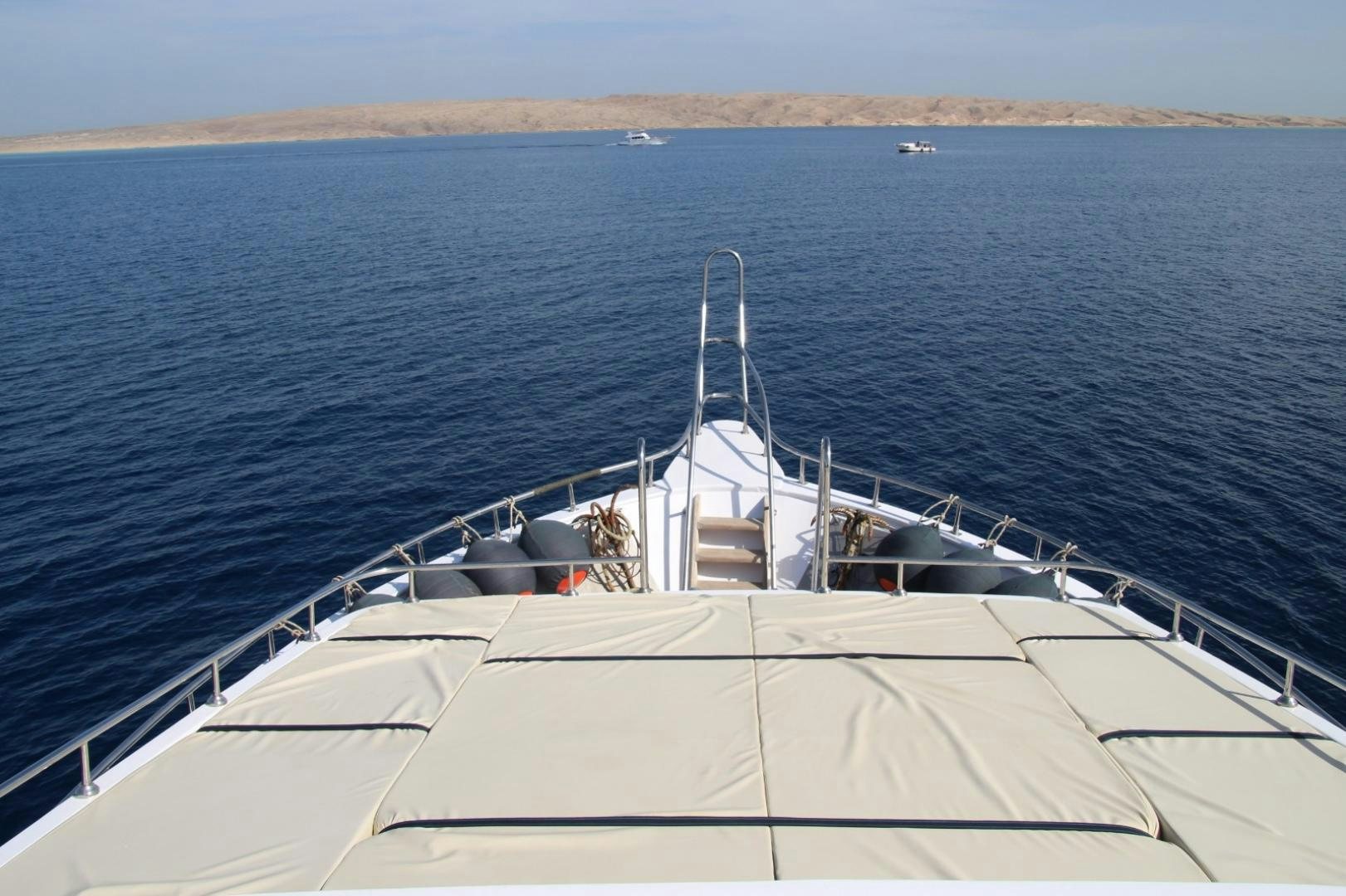 a boat on the water aboard SIM SIM Yacht for Sale