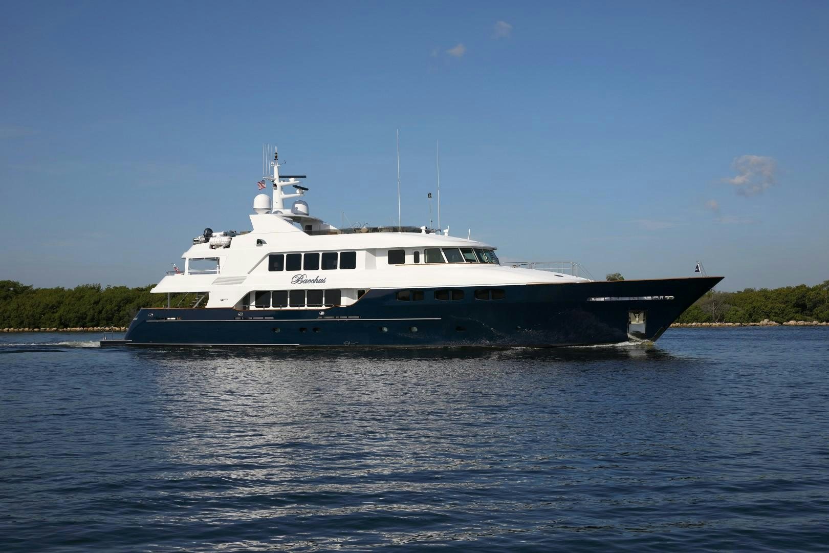 a boat on the water aboard BACCHUS "NAME RESERVED" Yacht for Sale