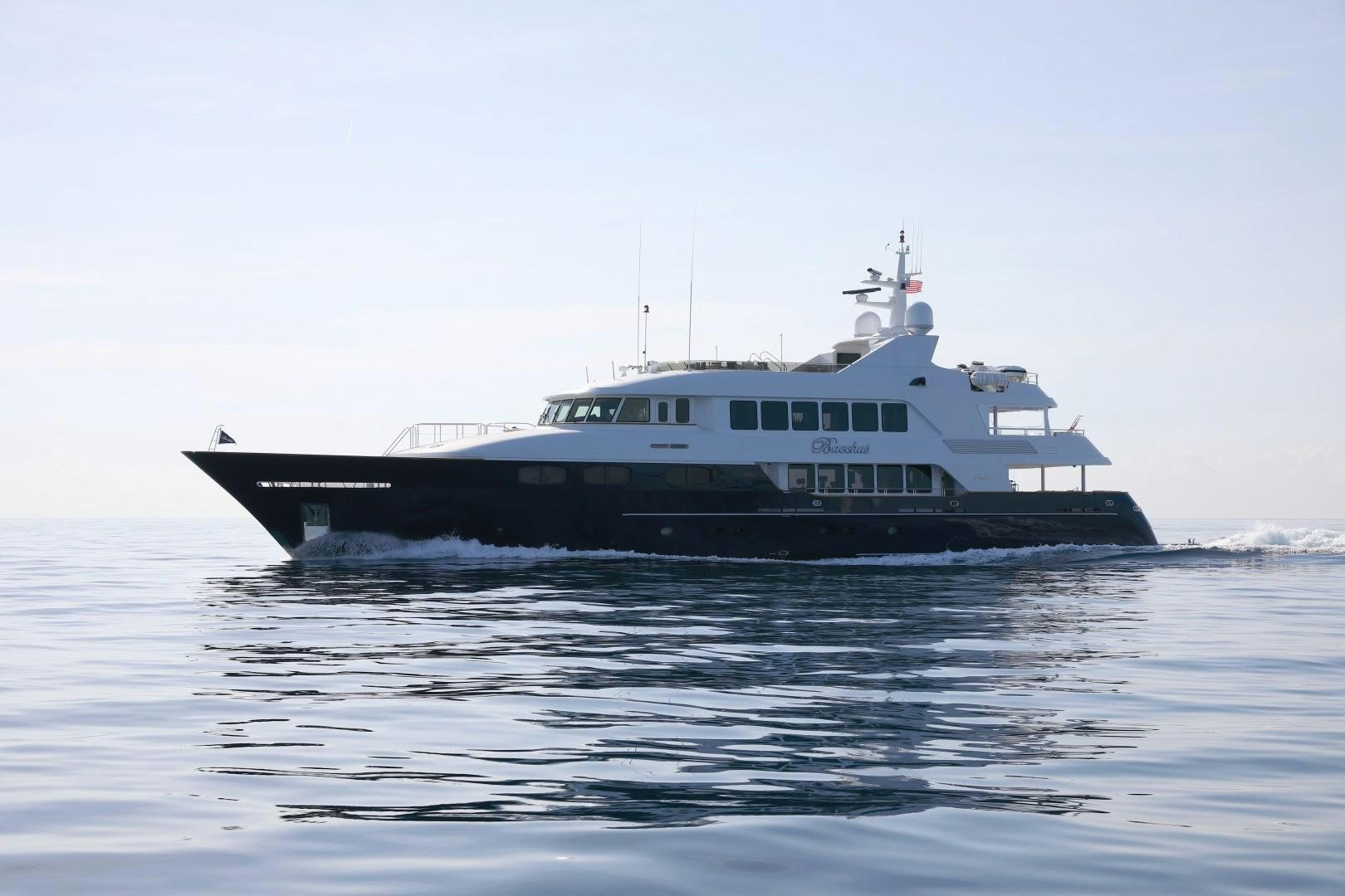 a boat on the water aboard BACCHUS "NAME RESERVED" Yacht for Sale