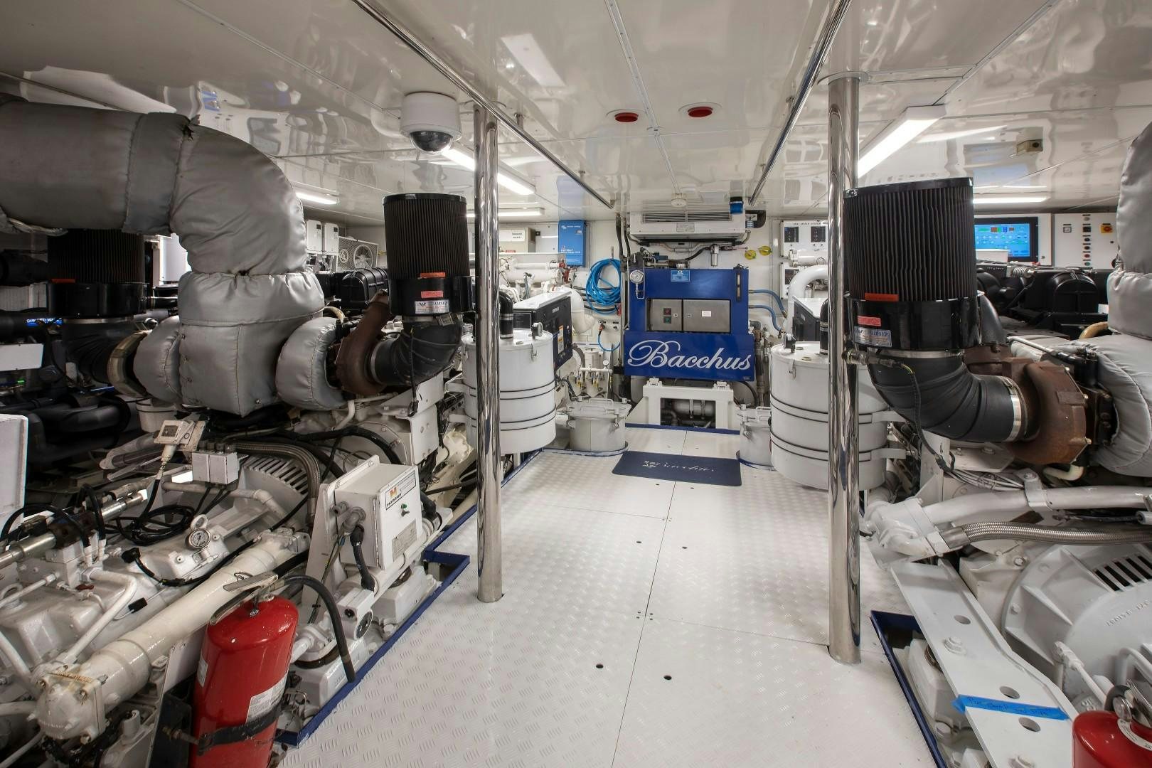 a room with machinery aboard BACCHUS "NAME RESERVED" Yacht for Sale