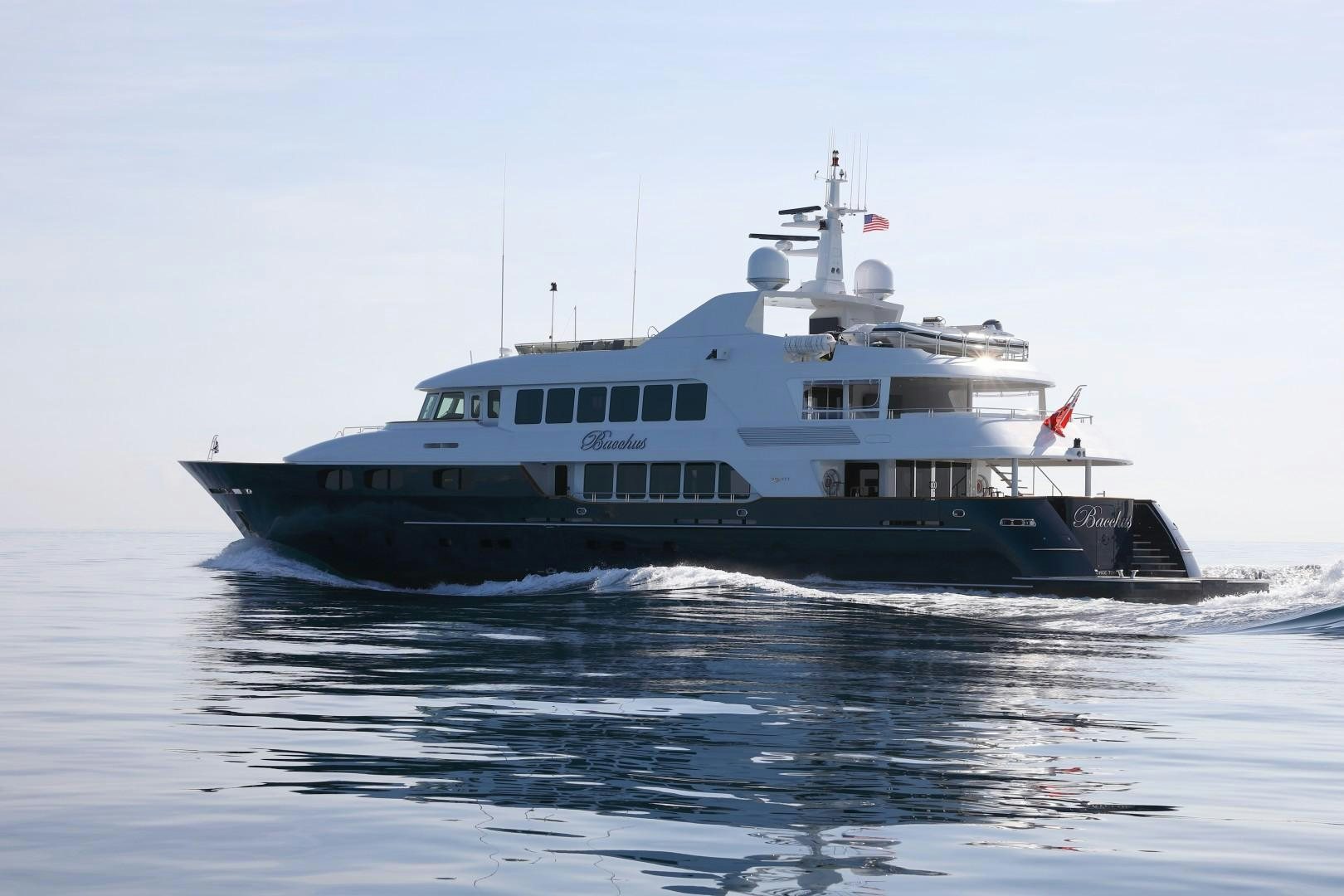 a boat on the water aboard BACCHUS "NAME RESERVED" Yacht for Sale