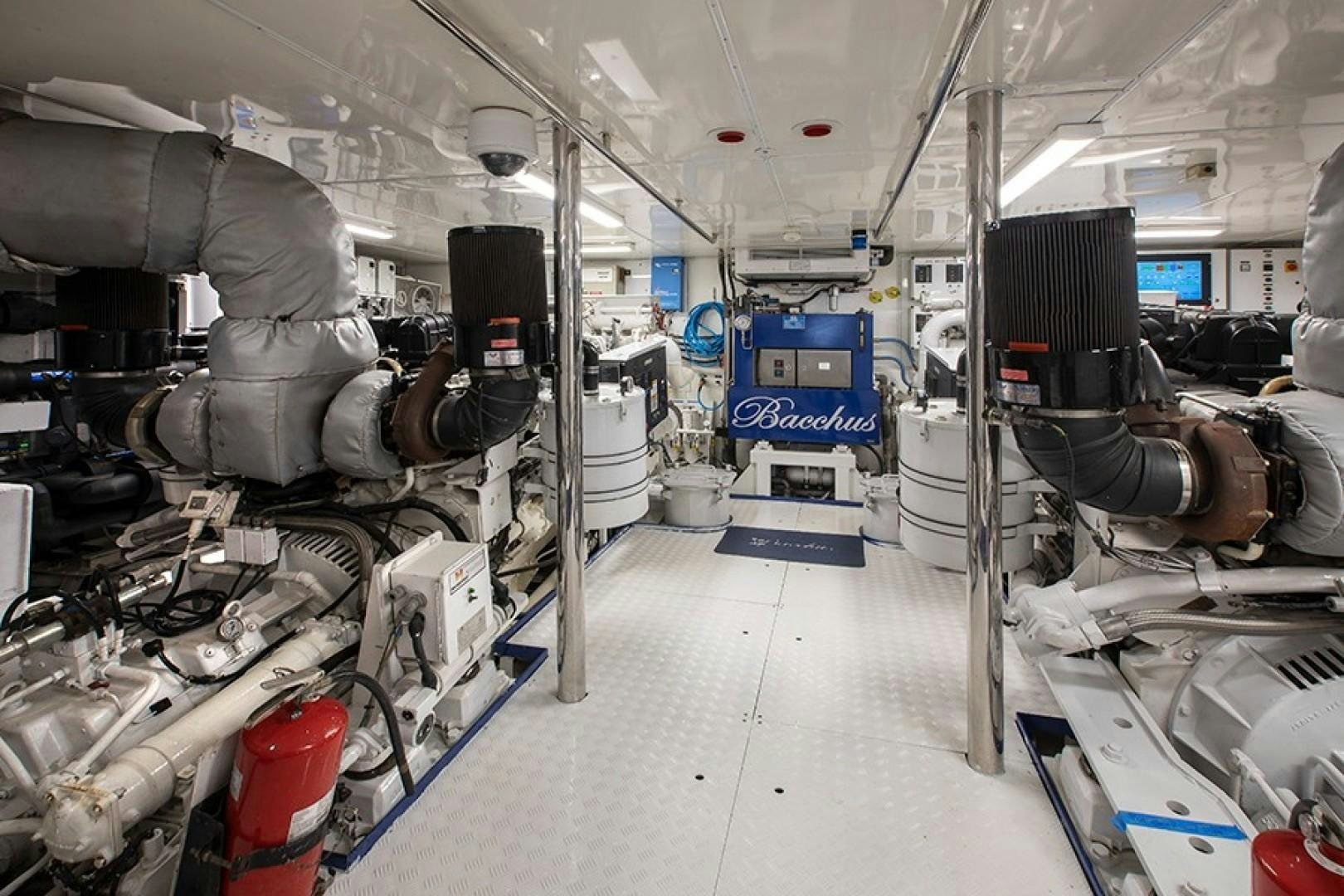 a room with machinery aboard BACCHUS "NAME RESERVED" Yacht for Sale
