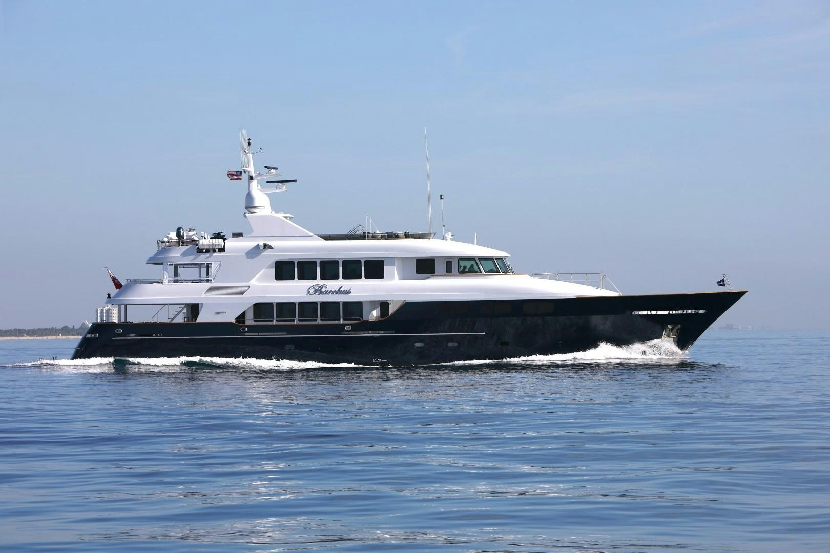 a boat on the water aboard BACCHUS "NAME RESERVED" Yacht for Sale