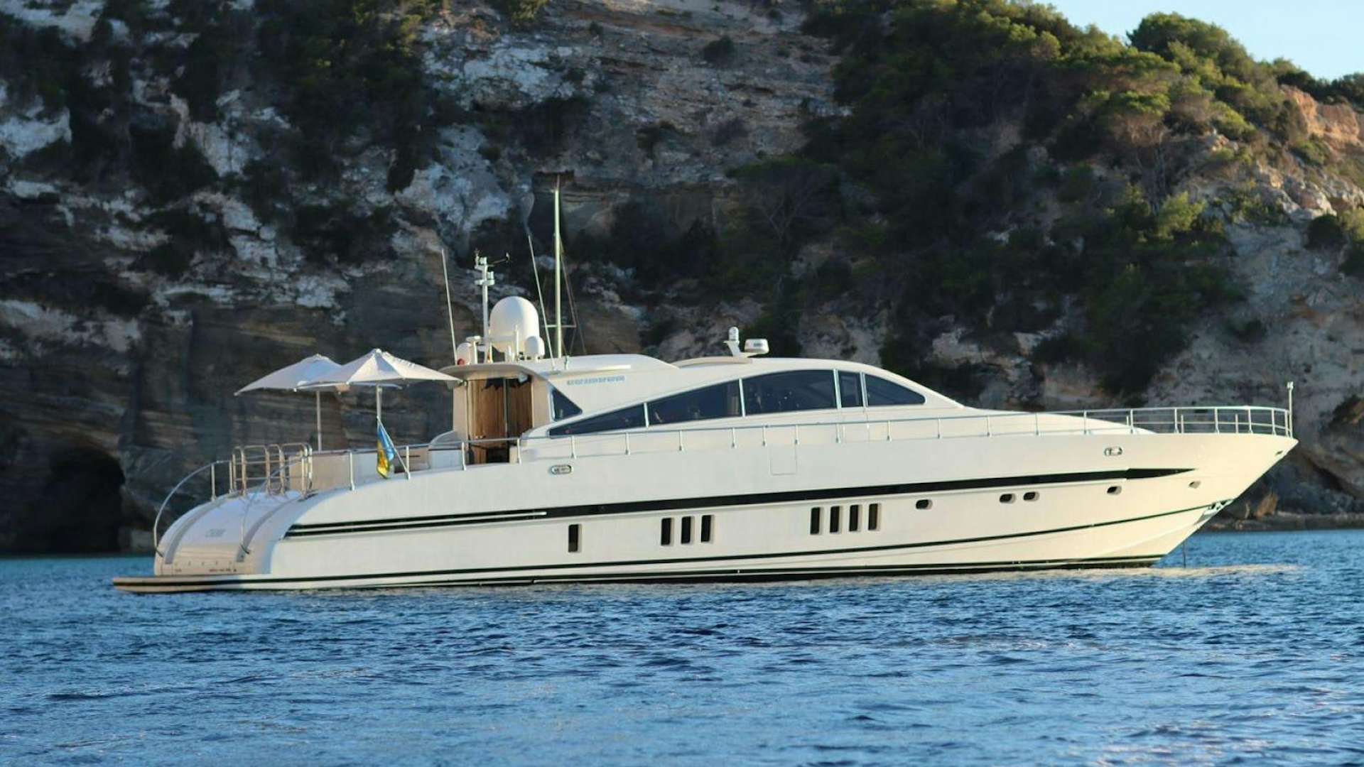a boat on the water aboard CHURRI Yacht for Sale