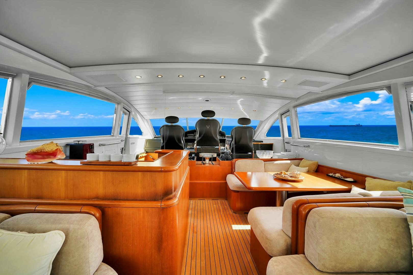 inside of a bus aboard CHURRI Yacht for Sale
