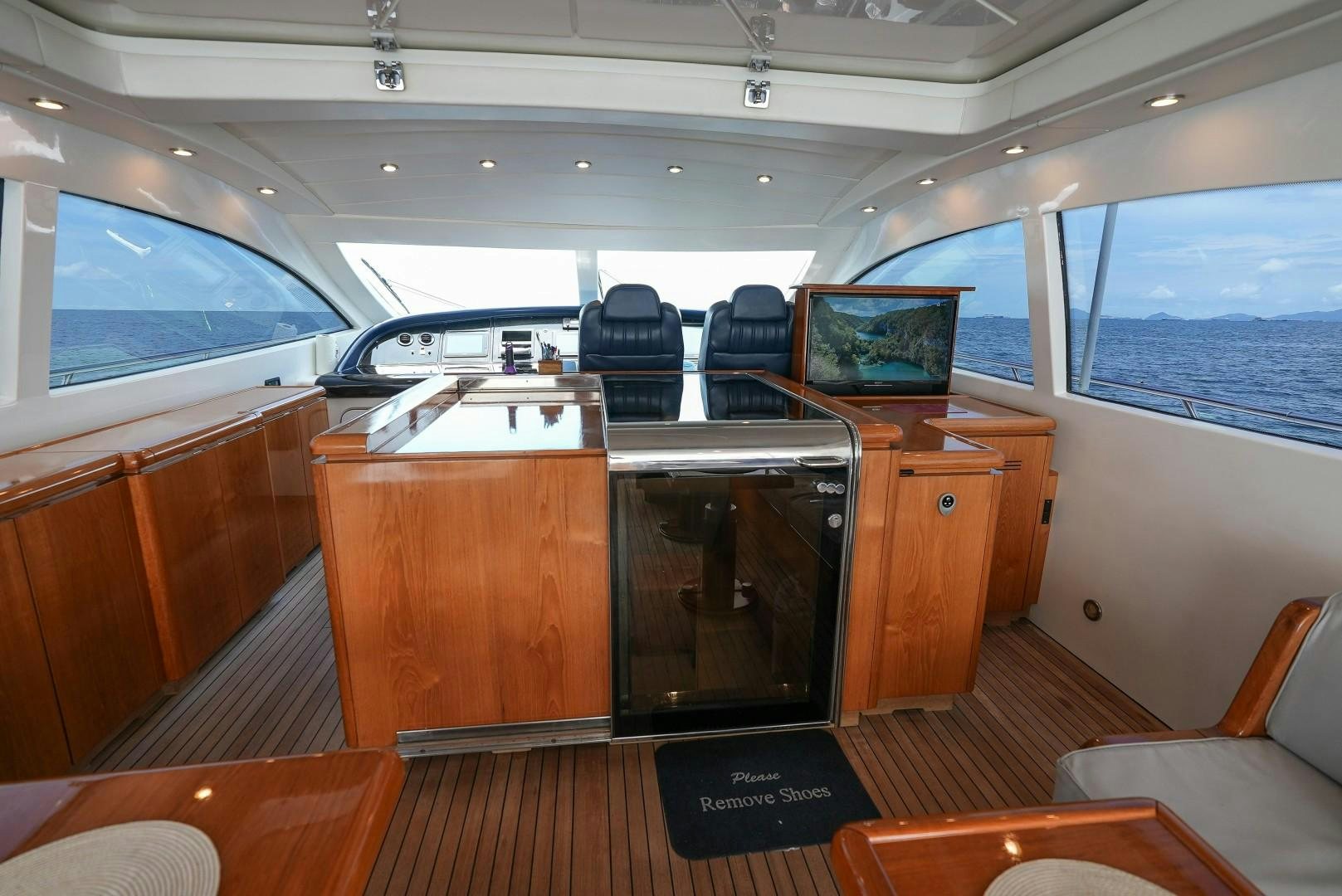 inside of a boat aboard QUERENCIA Yacht for Sale
