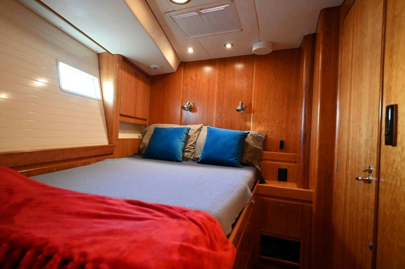 a bed in a cabin aboard SIRONA Yacht for Sale