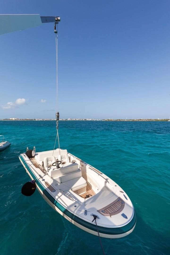 a boat in the water aboard ACALA Yacht for Sale