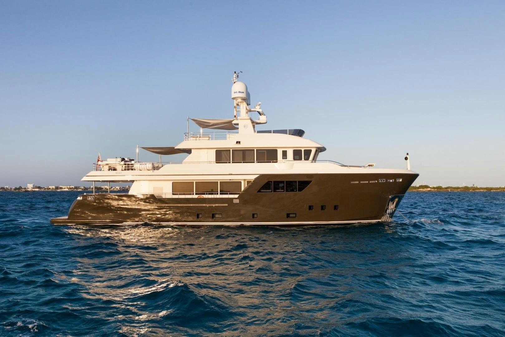 a boat on the water aboard ACALA Yacht for Sale