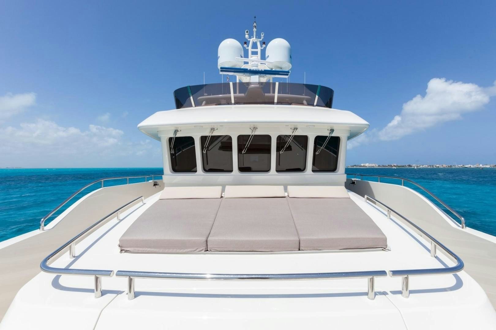 a boat on the water aboard ACALA Yacht for Sale