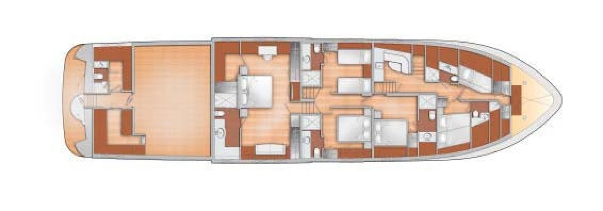 a brown and black computer chip aboard SAMSARA Yacht for Sale