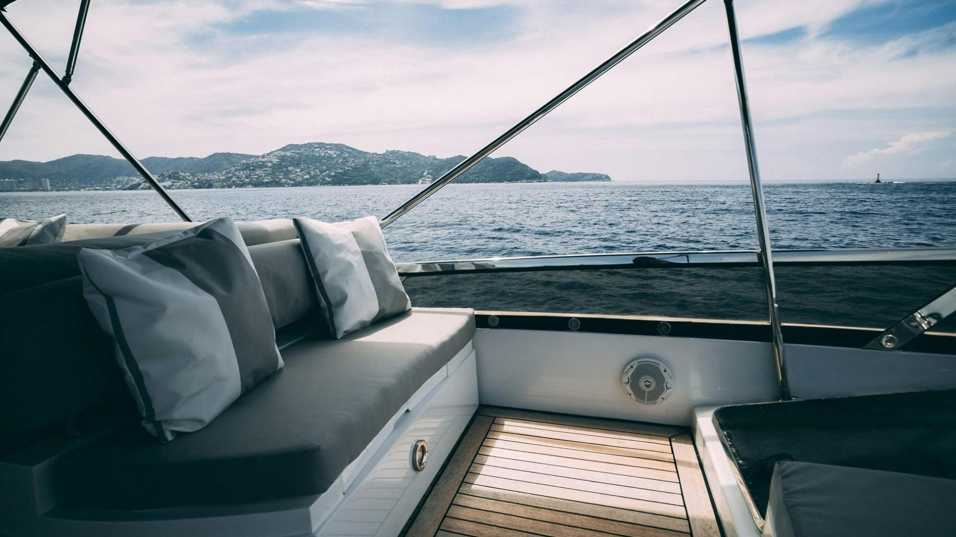 a boat on the water aboard LUCKY Yacht for Sale