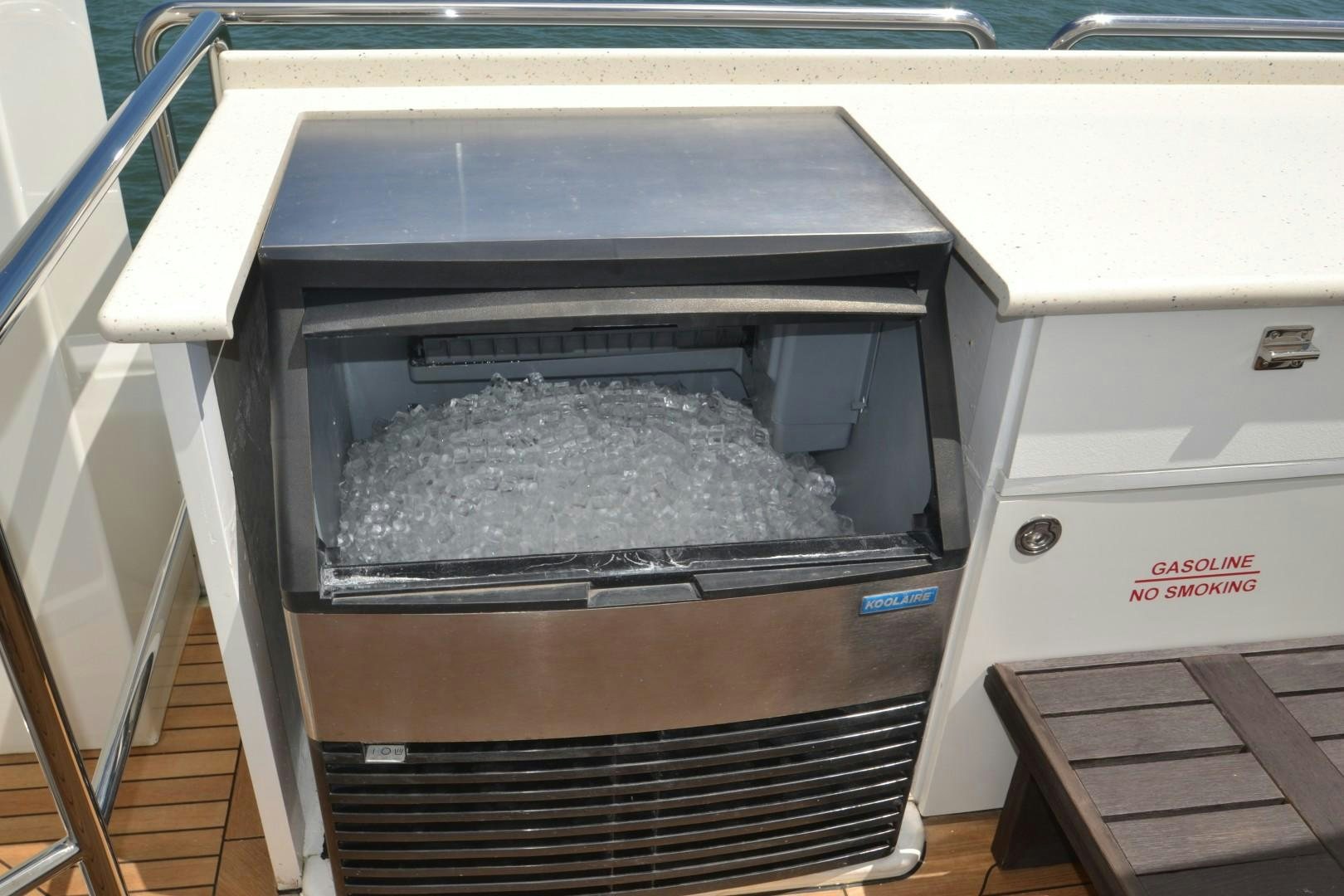 a large oven with a baking sheet aboard REBELLIOUS Yacht for Sale