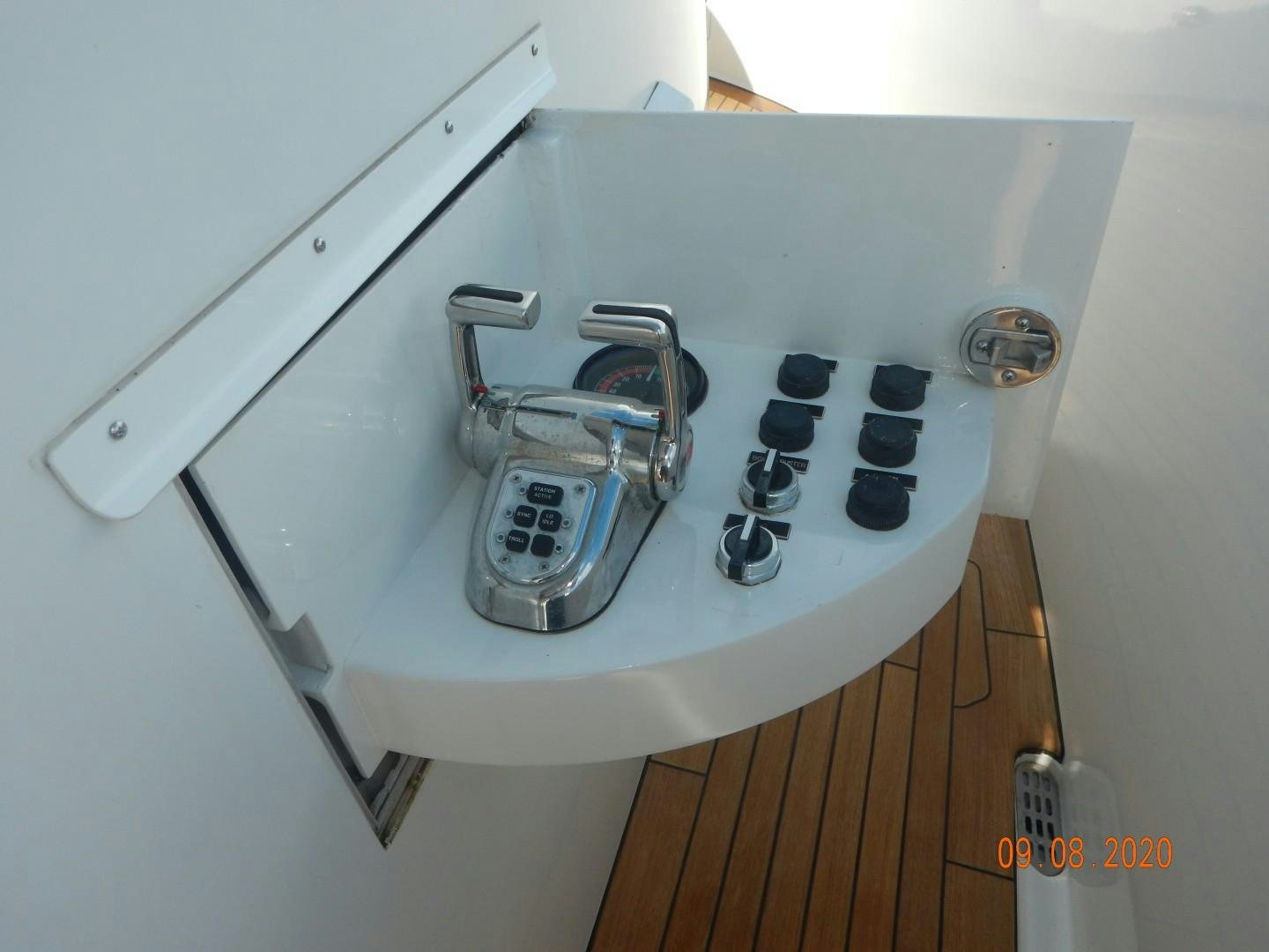 a sink with a faucet aboard REBELLIOUS Yacht for Sale