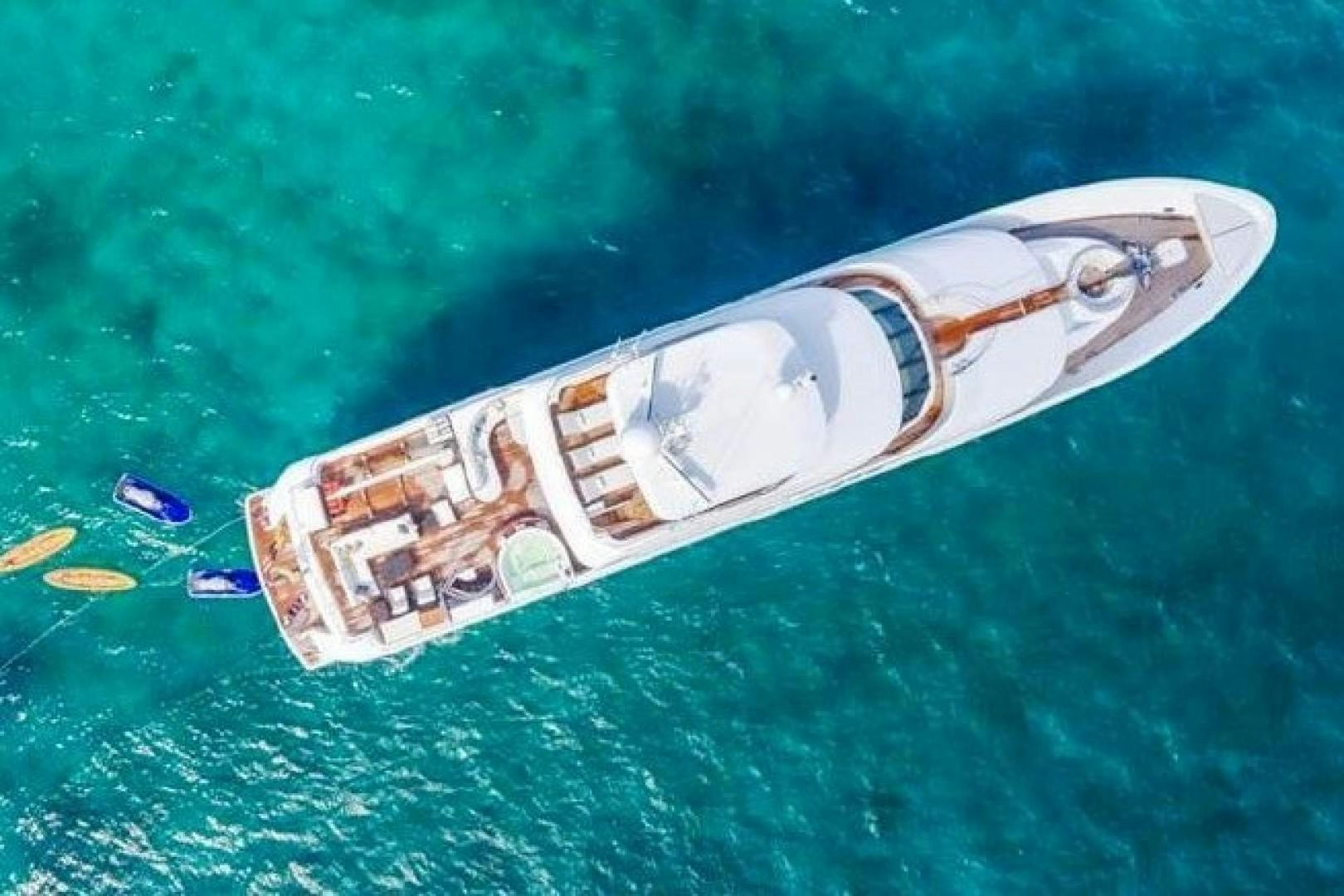 a satellite in the water aboard REBELLIOUS Yacht for Sale