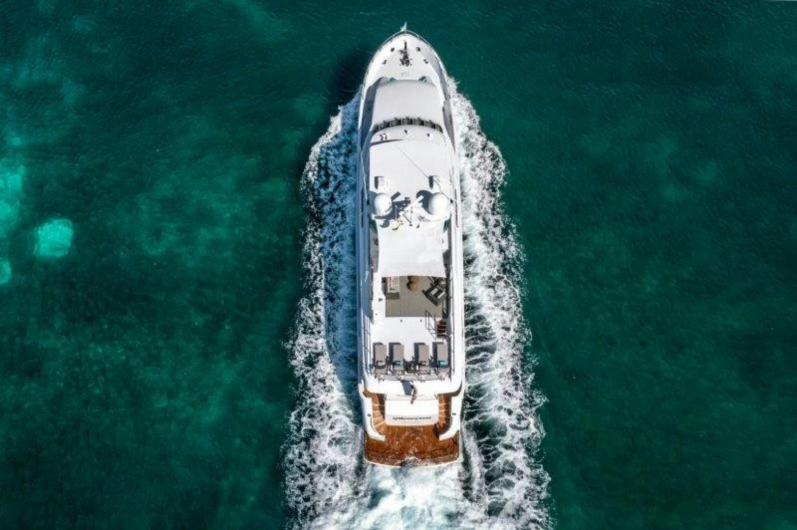 a boat in the water aboard CENTODUE Yacht for Sale