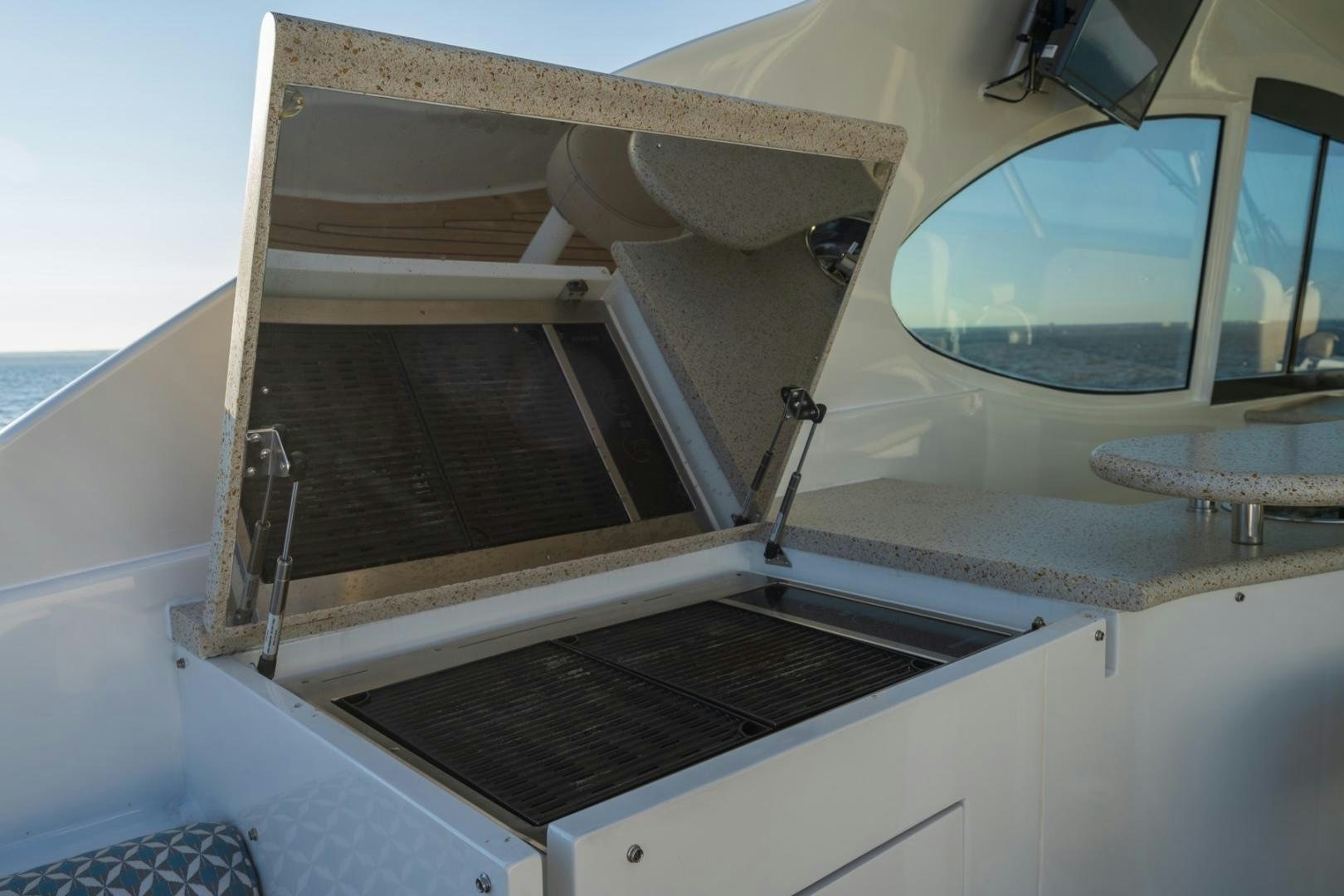 a car with a large window aboard SUMMERWIND Yacht for Sale
