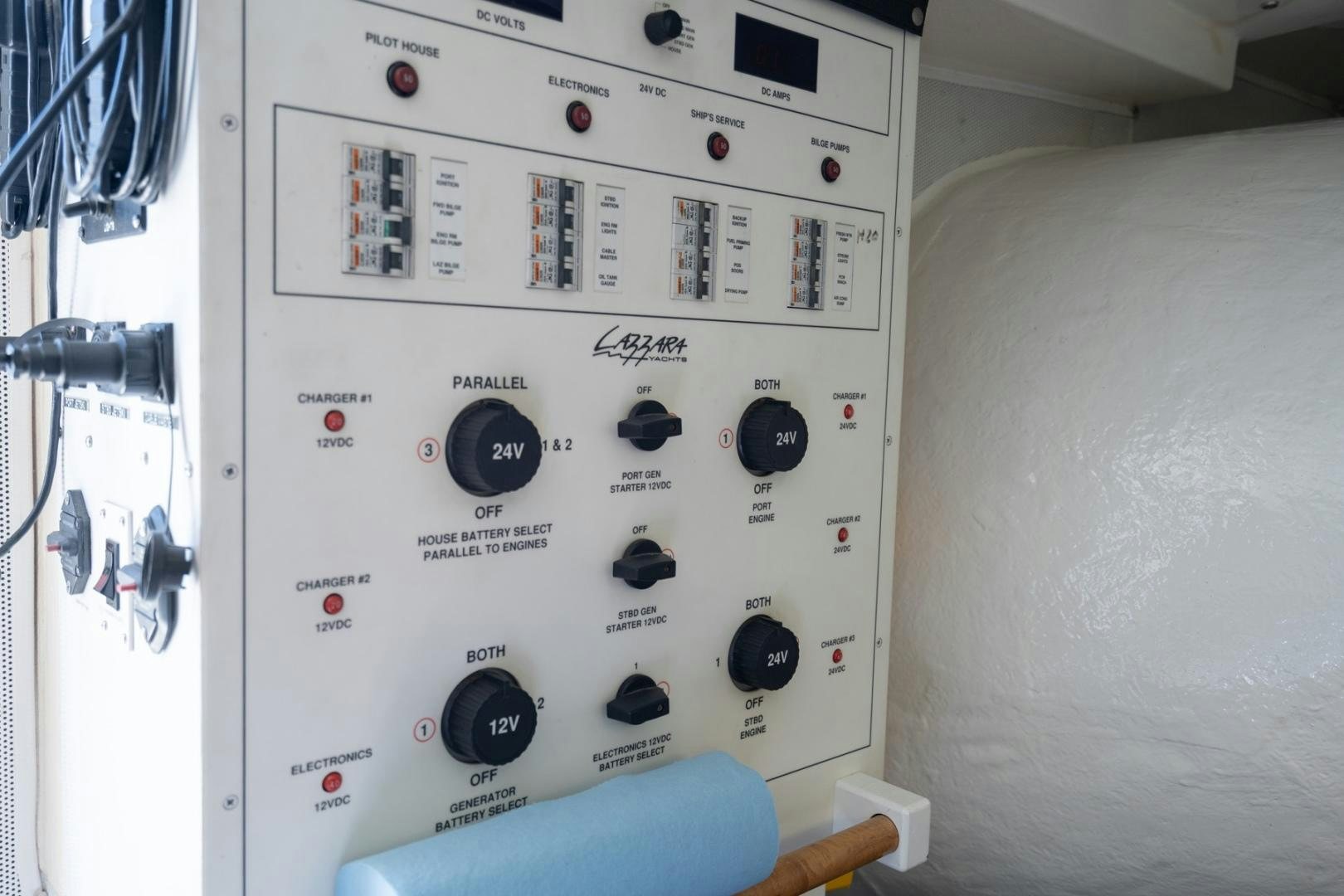 a white electrical device aboard SUMMERWIND Yacht for Sale