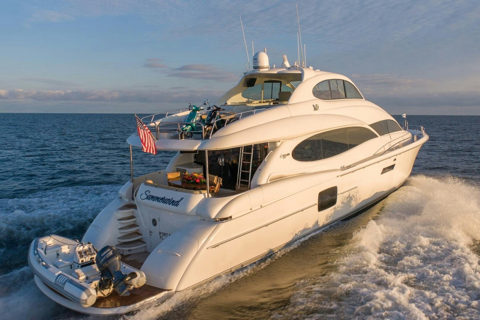 a boat on the water aboard SUMMERWIND Yacht for Sale