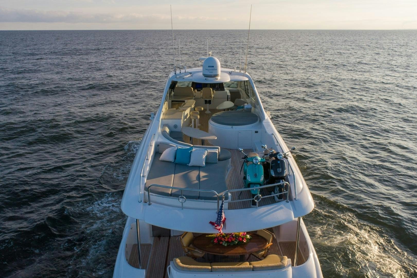 a boat in the water aboard SUMMERWIND Yacht for Sale