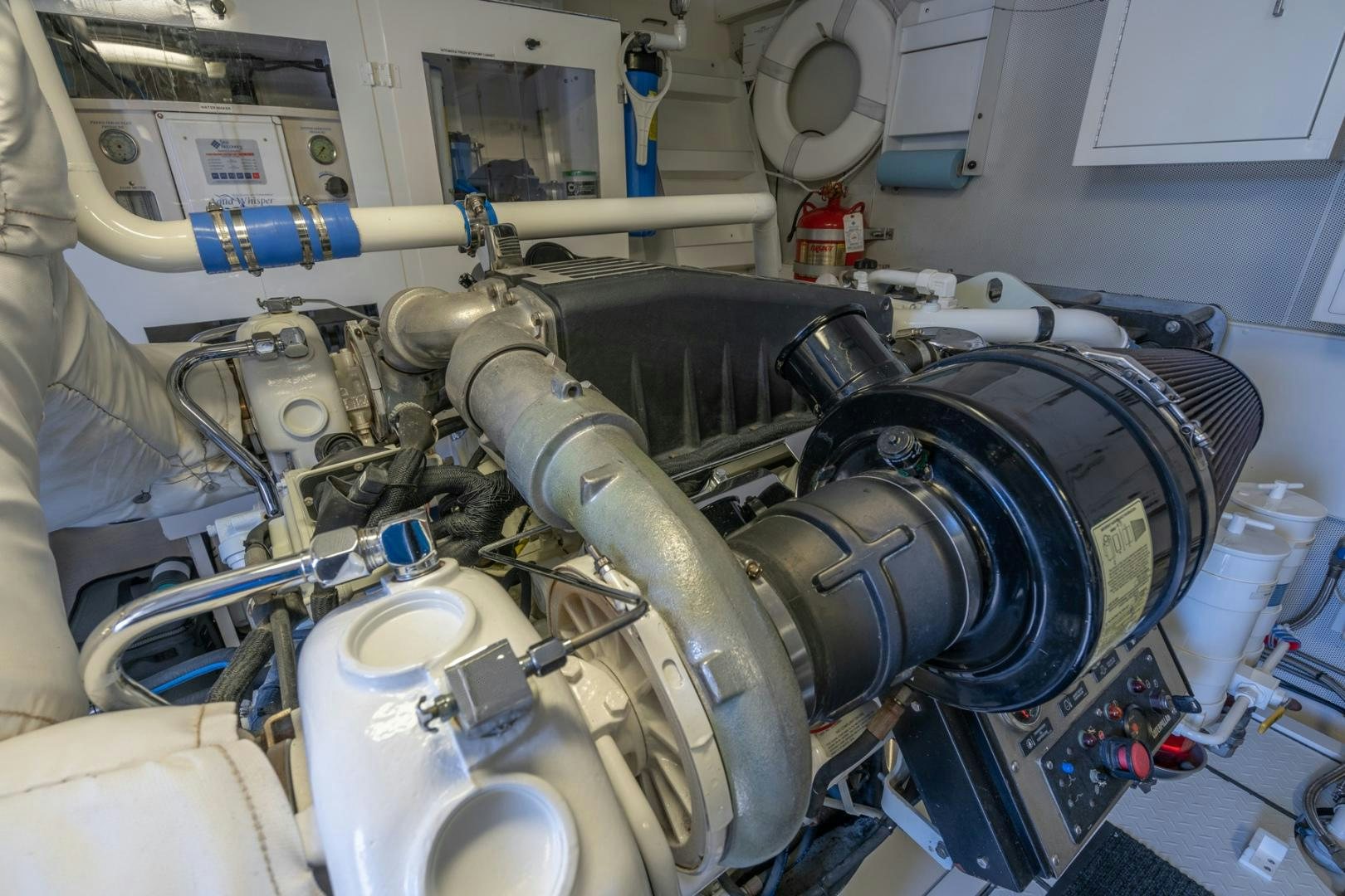 a machine with pipes aboard SUMMERWIND Yacht for Sale