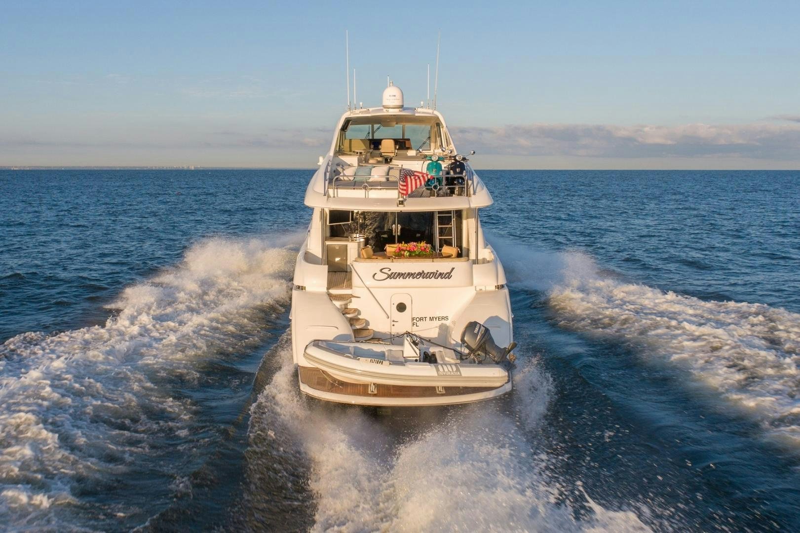 a boat on the water aboard SUMMERWIND Yacht for Sale