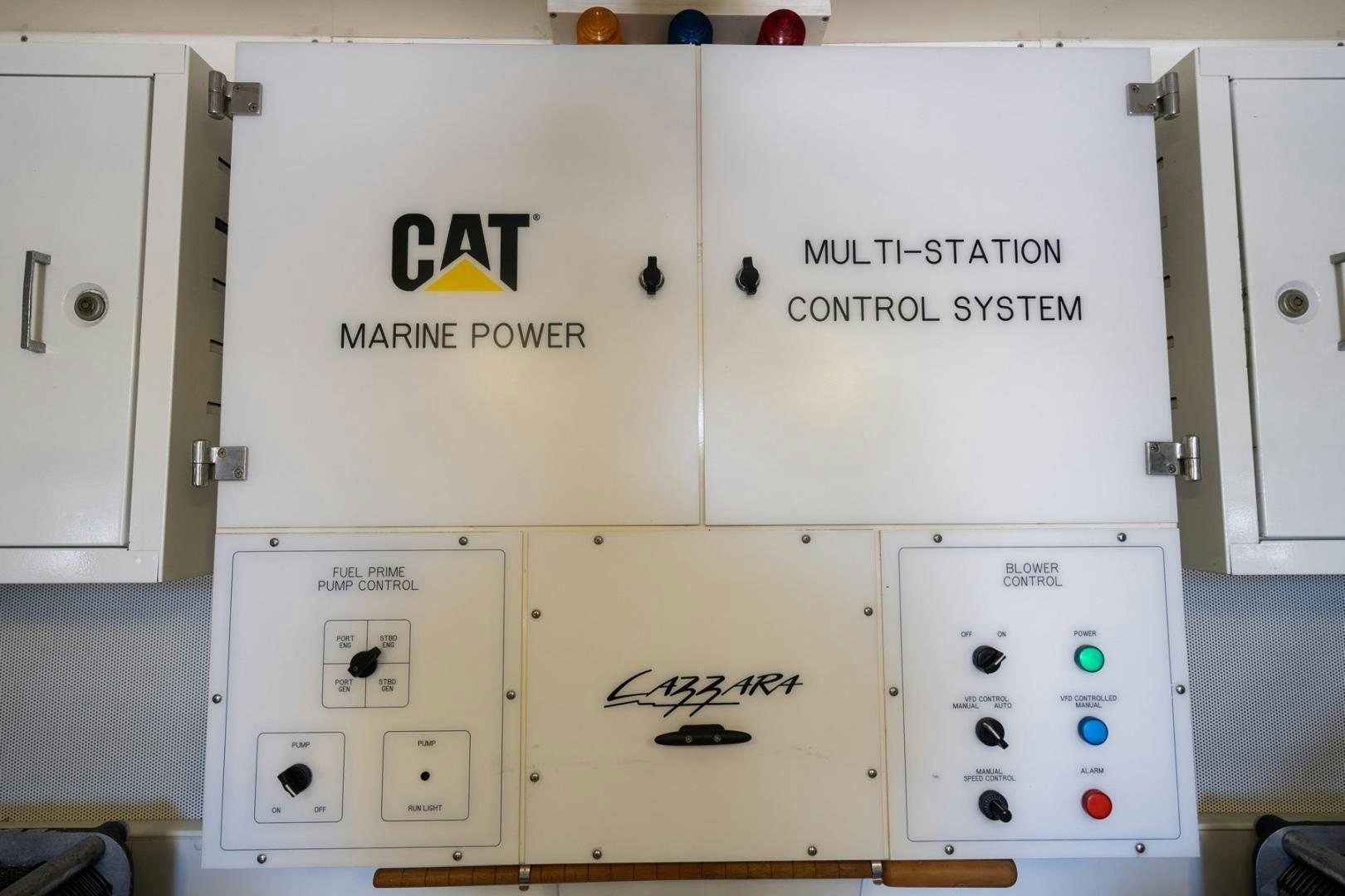 a group of white electrical boxes aboard SUMMERWIND Yacht for Sale