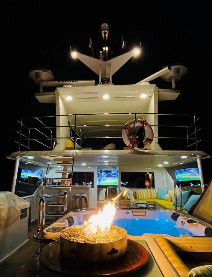 a machine with a flame aboard SOVEREIGN LADY Yacht for Sale