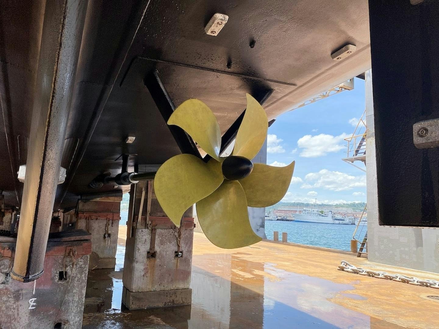 a flower on a window aboard ALAIA Yacht for Sale