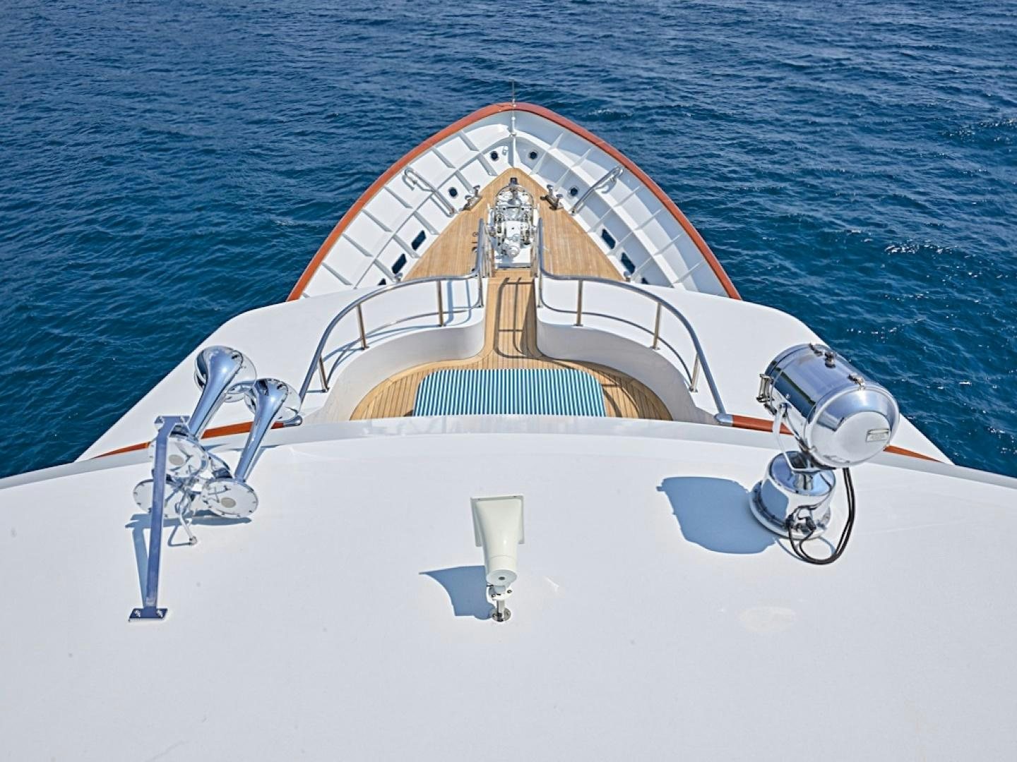 a boat on the water aboard ALAIA Yacht for Sale