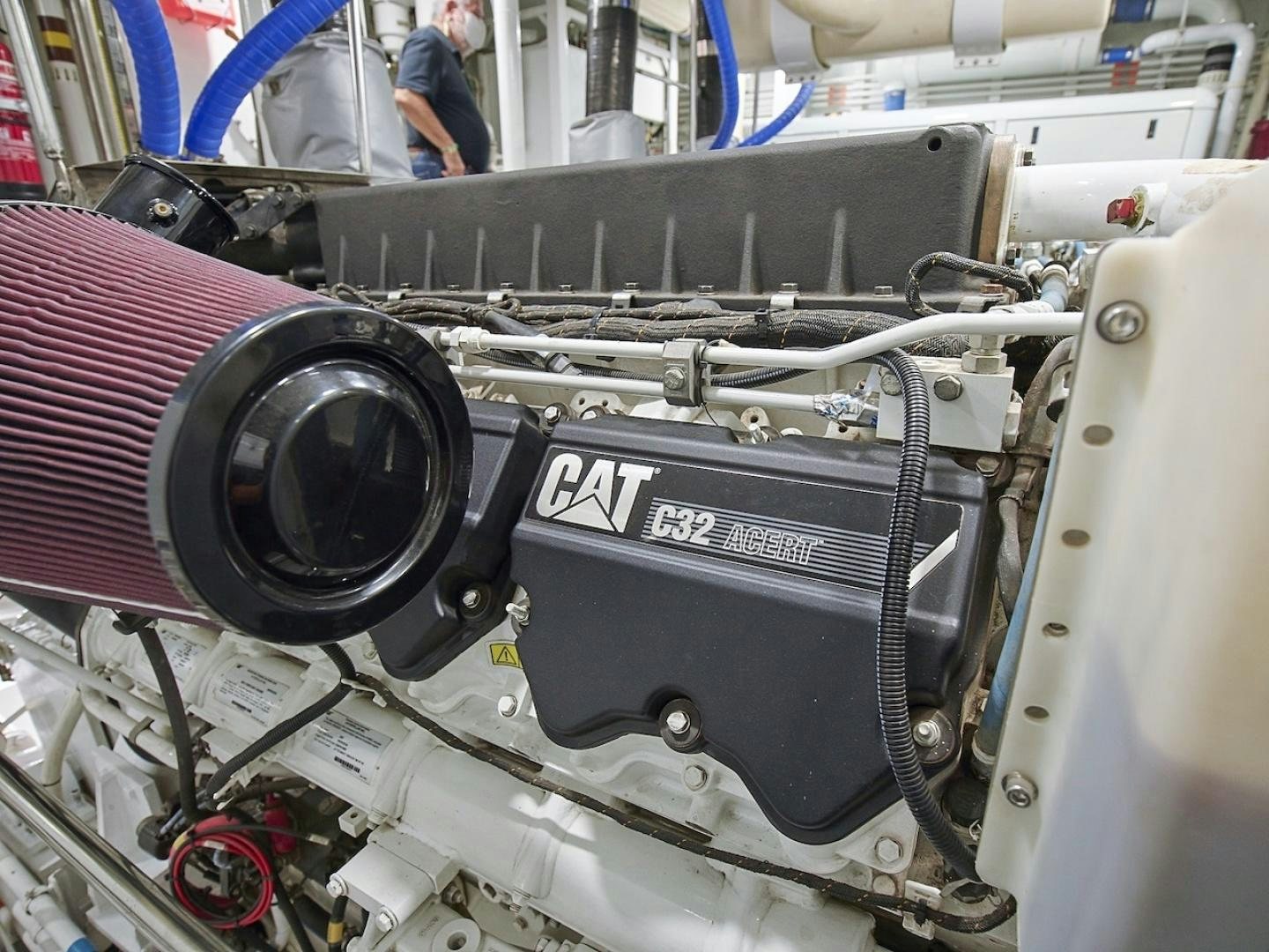 a close-up of a machine aboard ALAIA Yacht for Sale