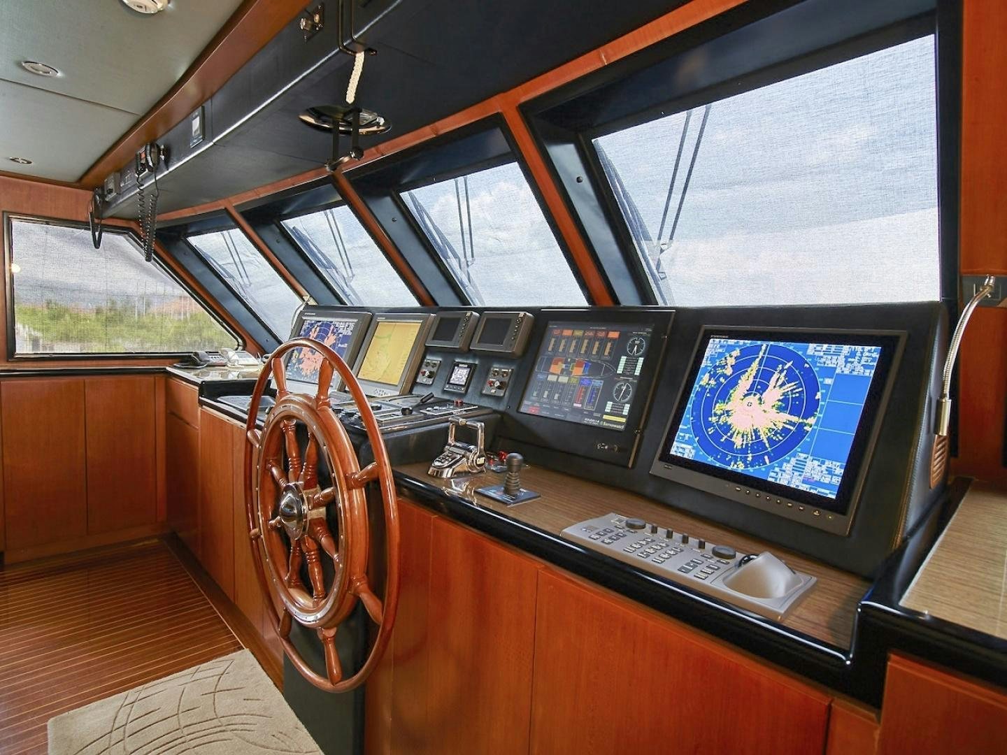 inside of a train aboard ALAIA Yacht for Sale