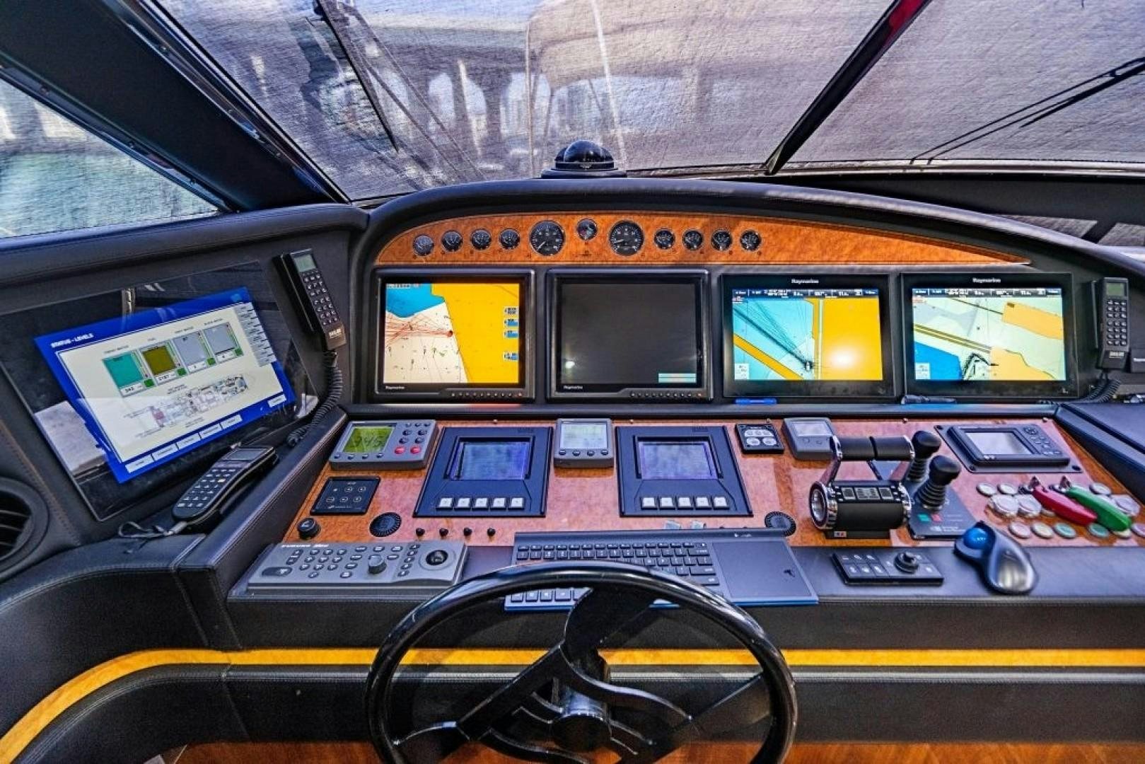 inside of a bus aboard CINQUE MARE Yacht for Sale
