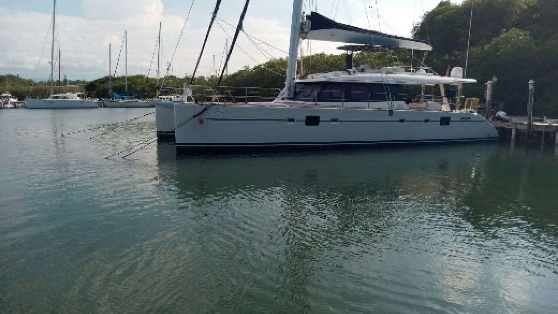 a boat in the water aboard EL CAPI III Yacht for Sale