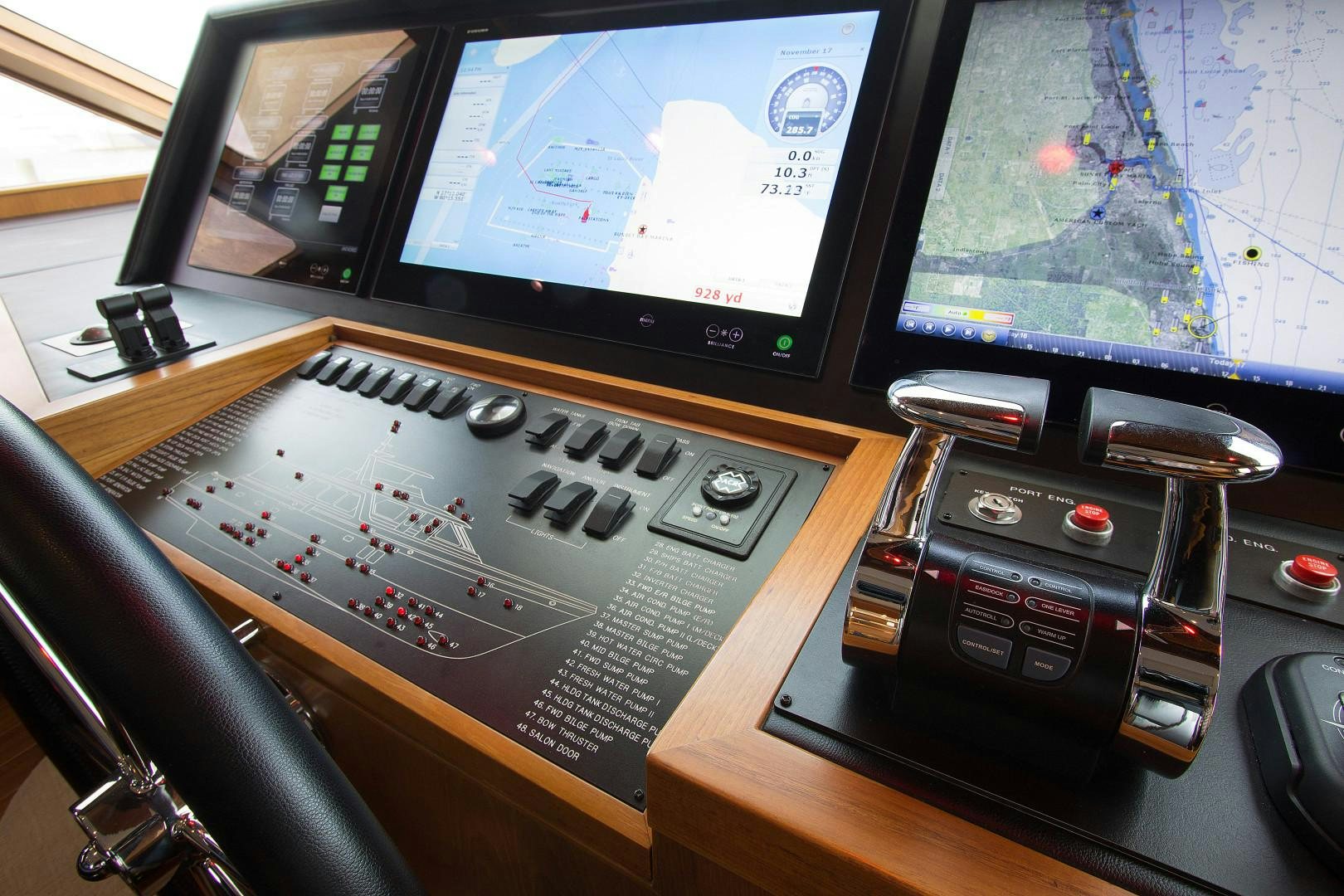 a machine on the counter aboard LET IT BEE Yacht for Sale
