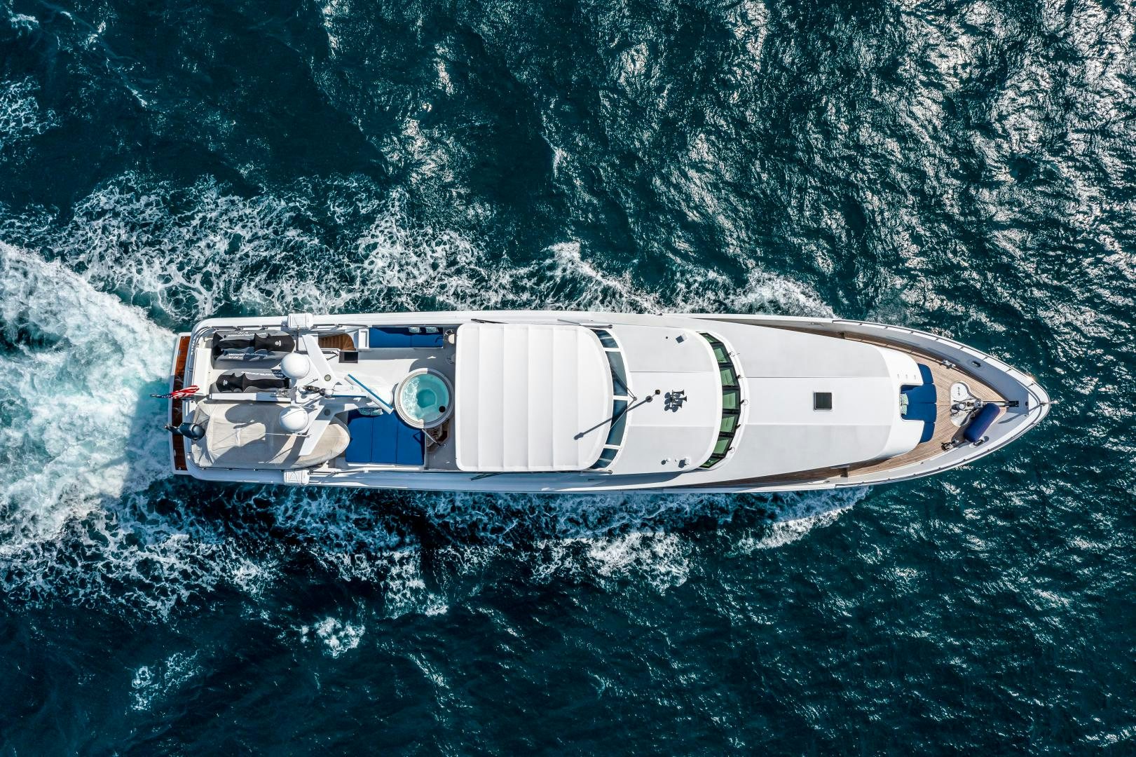 a boat in the water aboard XOXO Yacht for Sale