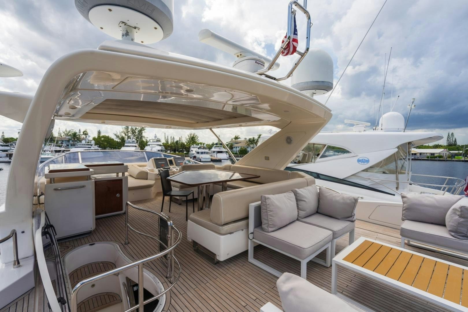 a boat on the water aboard SYLVIA VI Yacht for Sale