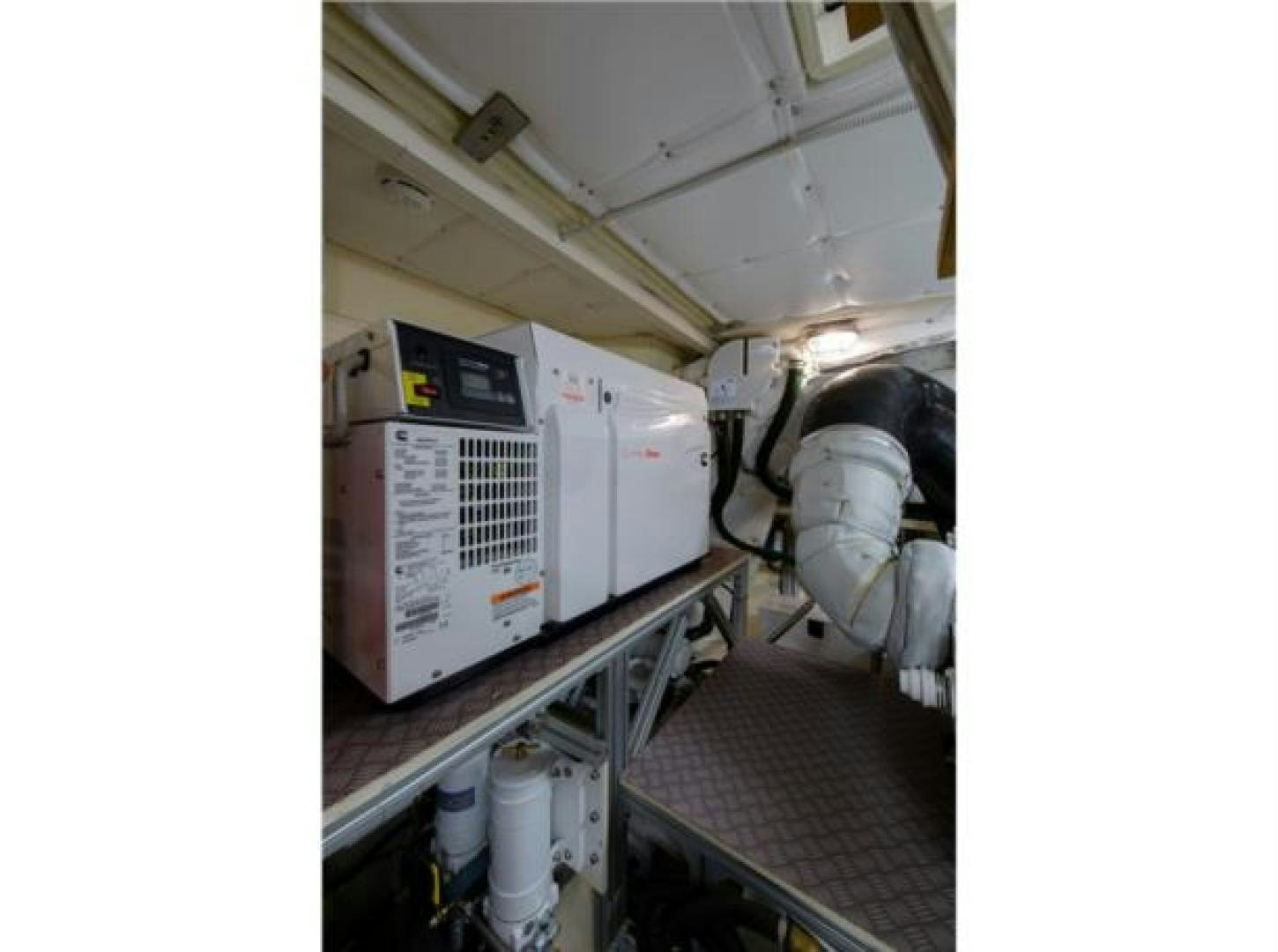 a machine in a room aboard BLUE ABALONE Yacht for Sale