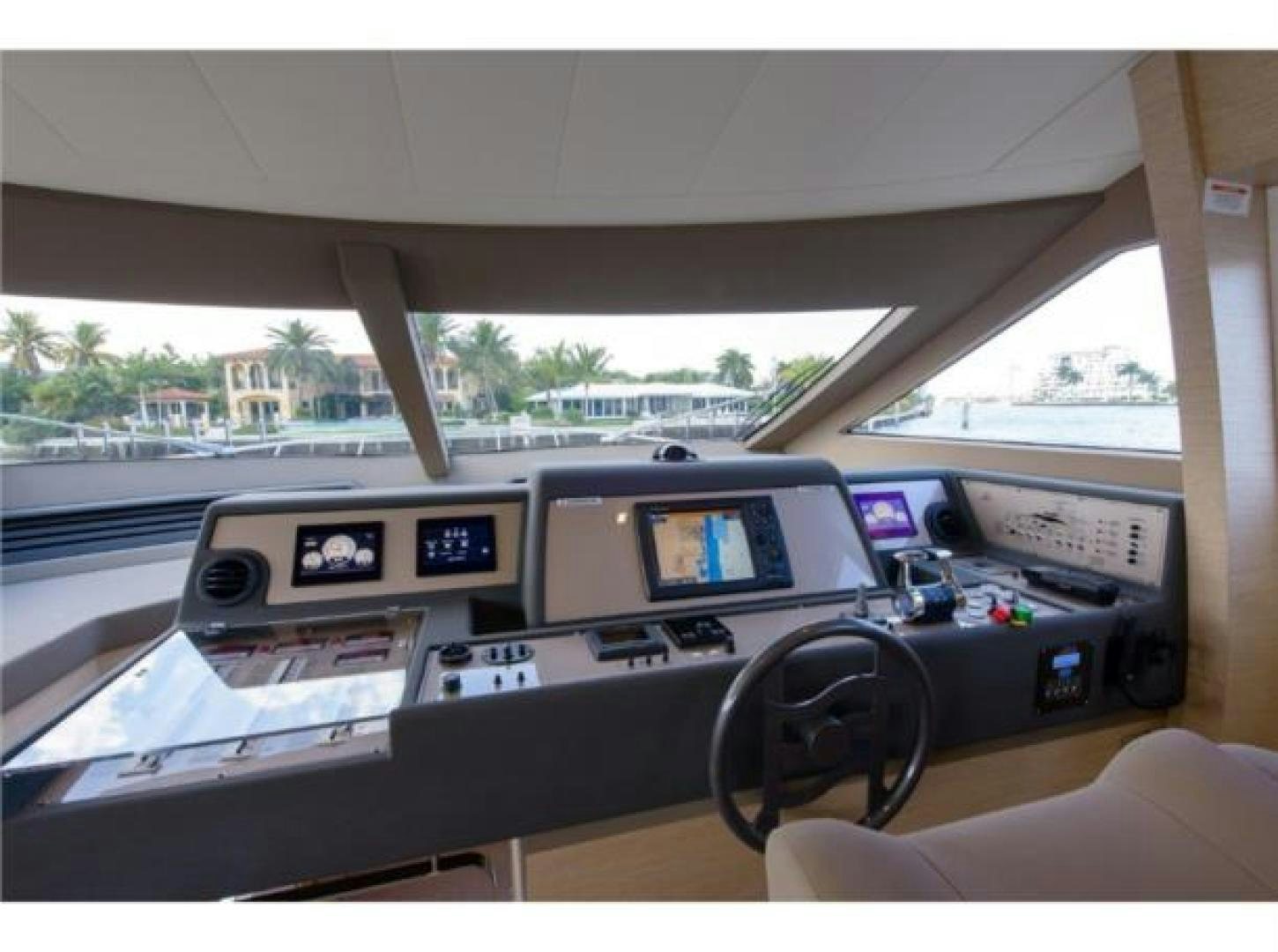 inside of a vehicle aboard BLUE ABALONE Yacht for Sale