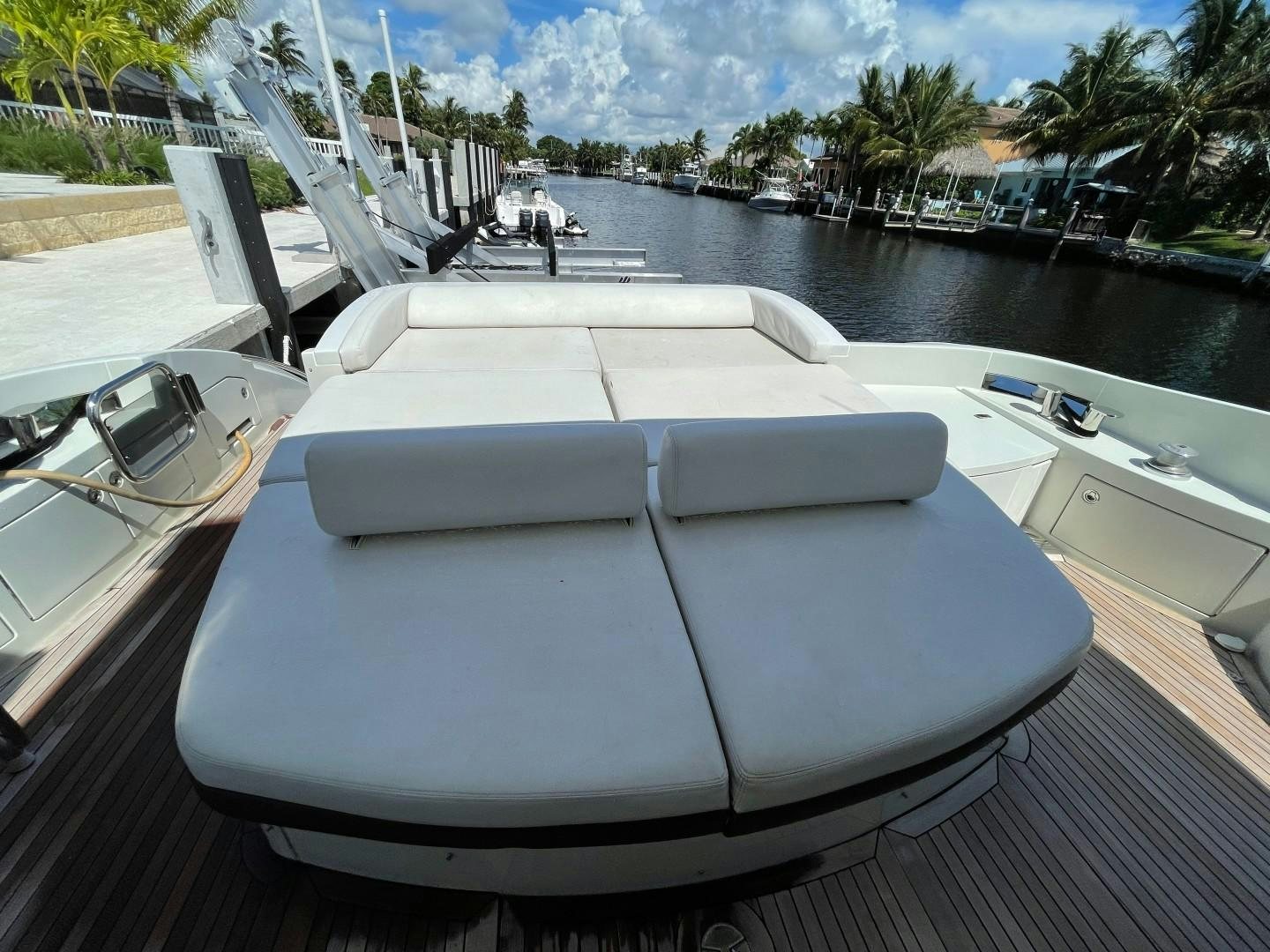 a boat on the water aboard DV8 Yacht for Sale