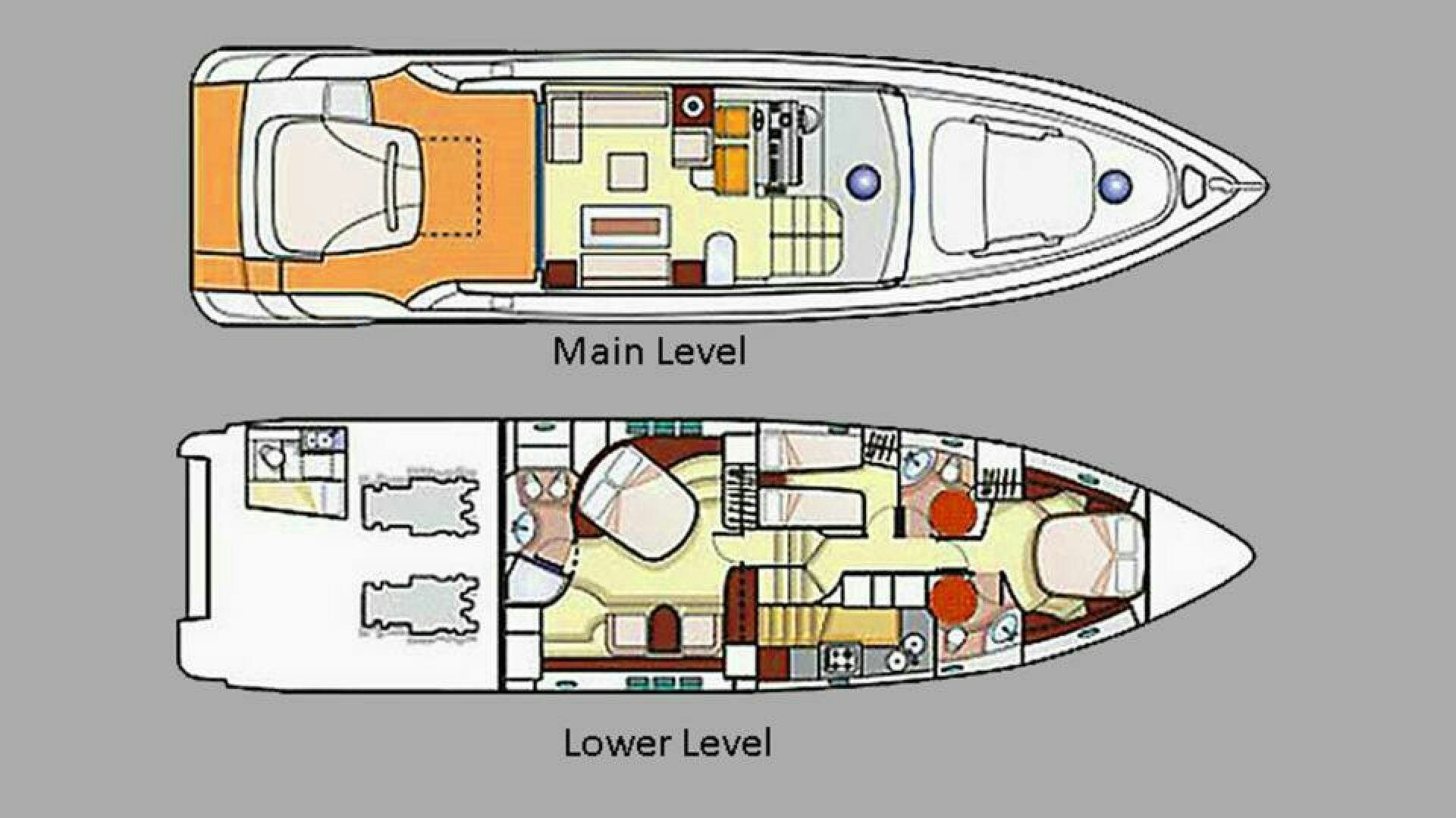 diagram aboard DV8 Yacht for Sale