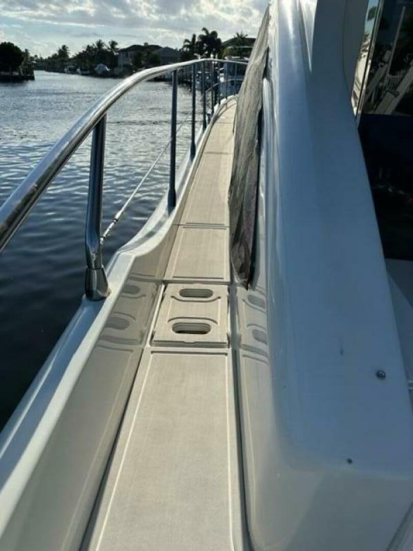 a boat on the water aboard DV8 Yacht for Sale