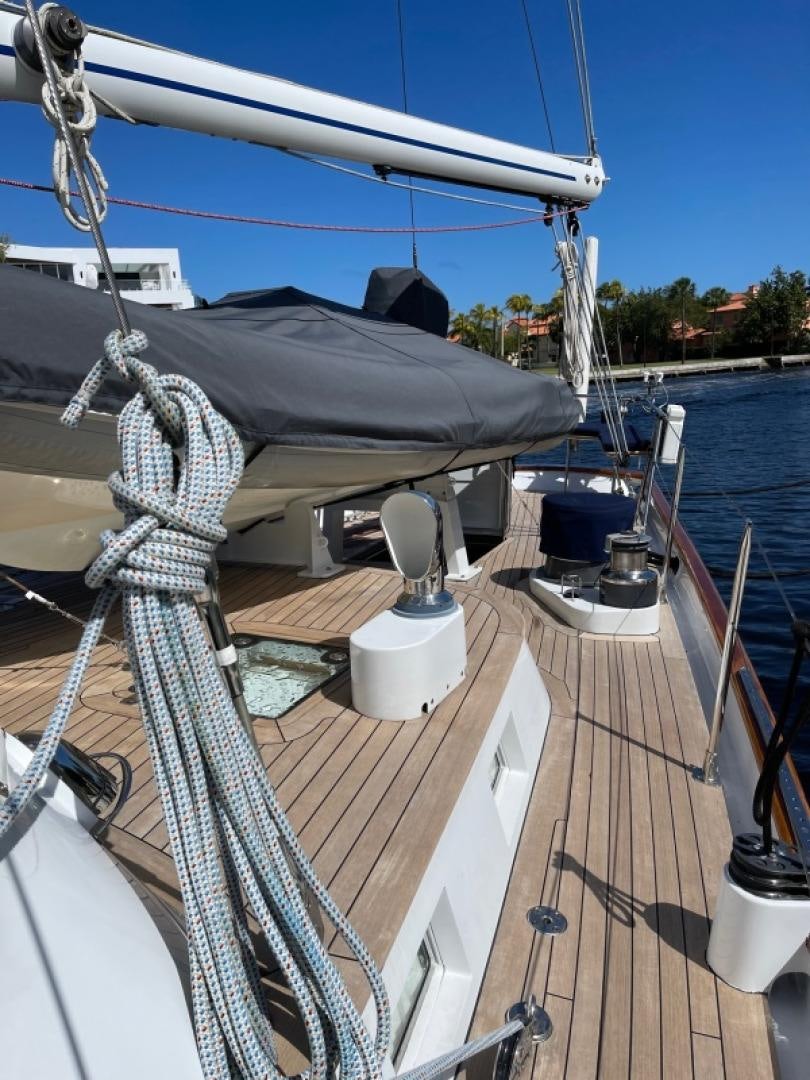 a boat on a dock aboard SUNDAY MORNING Yacht for Sale
