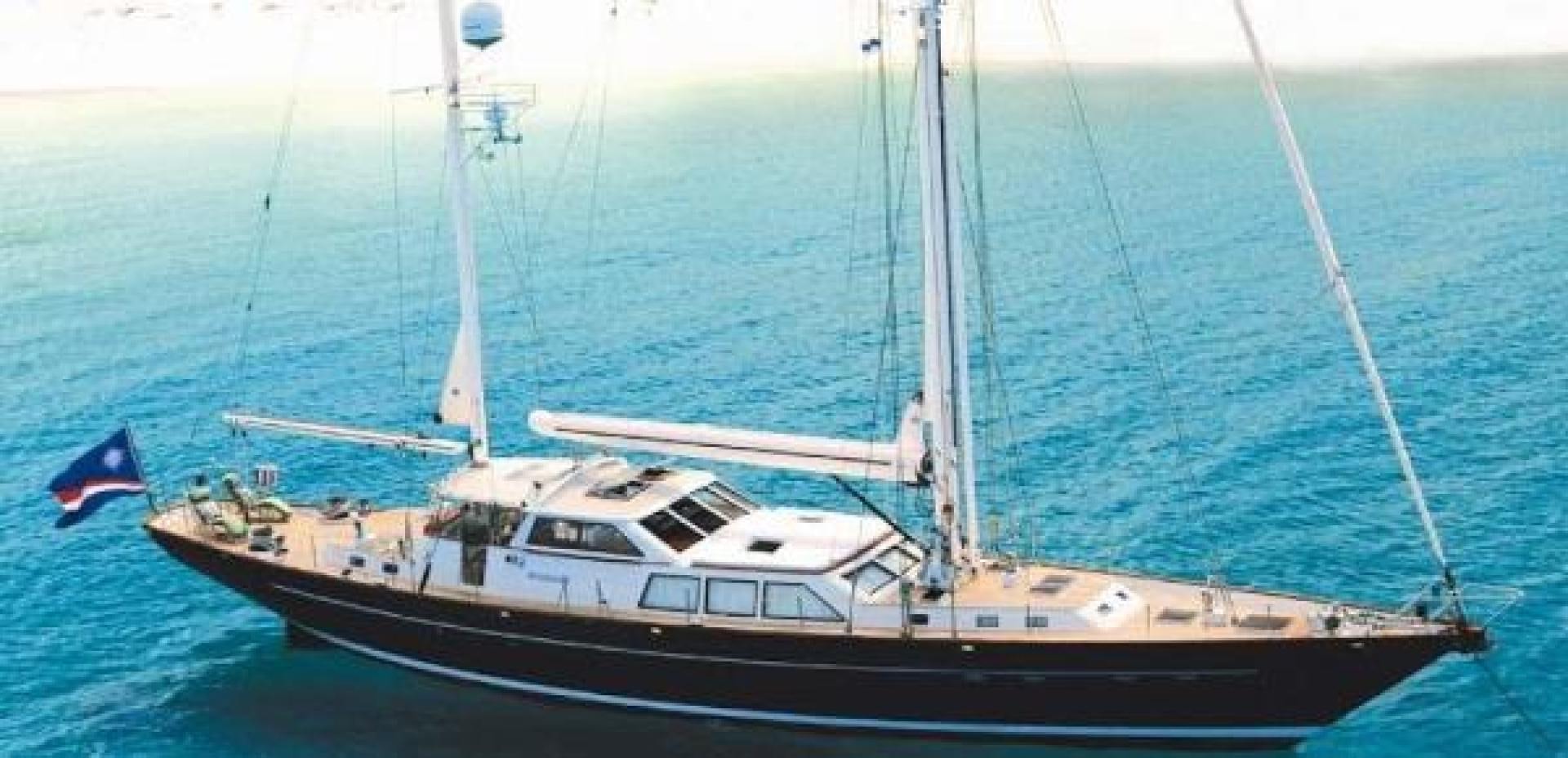 a boat on the water aboard SUNDAY MORNING Yacht for Sale
