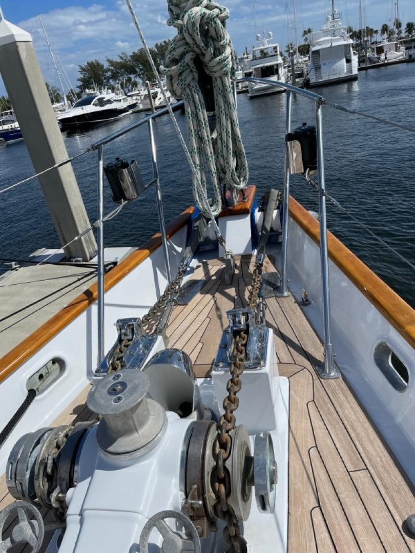a boat on the water aboard SUNDAY MORNING Yacht for Sale
