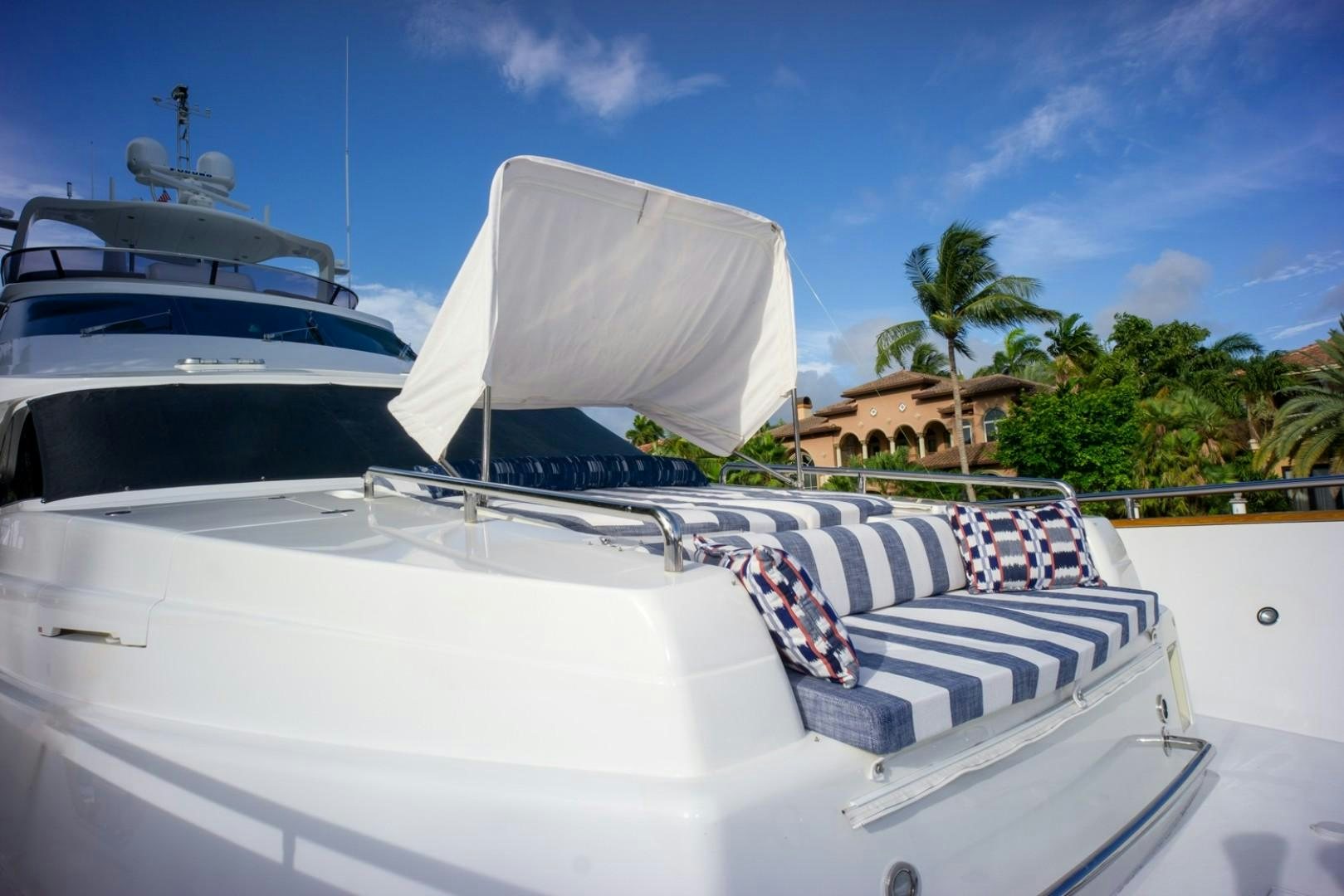 a group of boats on a beach aboard IN THE ZONE Yacht for Sale