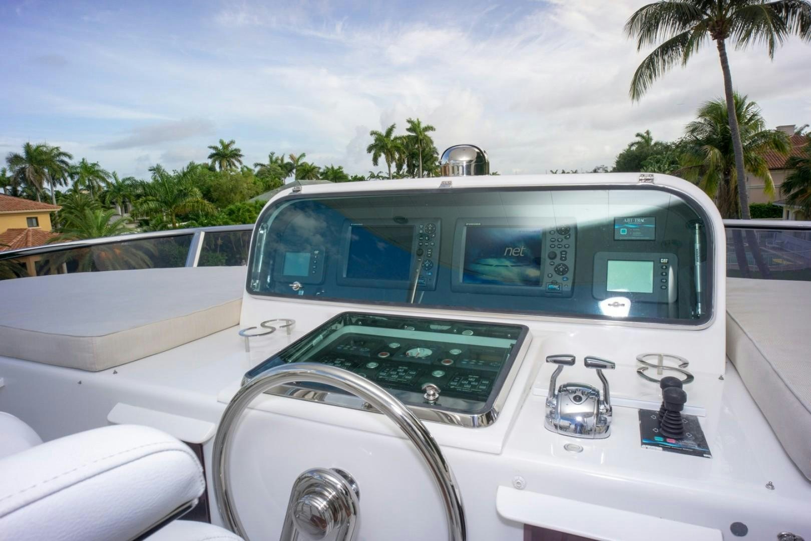 a car on the road aboard IN THE ZONE Yacht for Sale