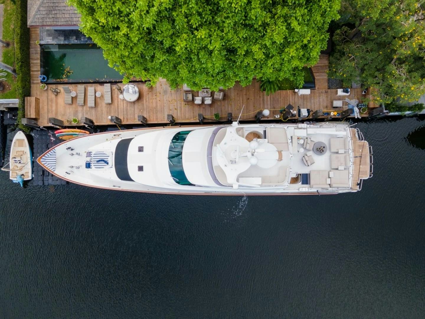 a boat on the water aboard IN THE ZONE Yacht for Sale